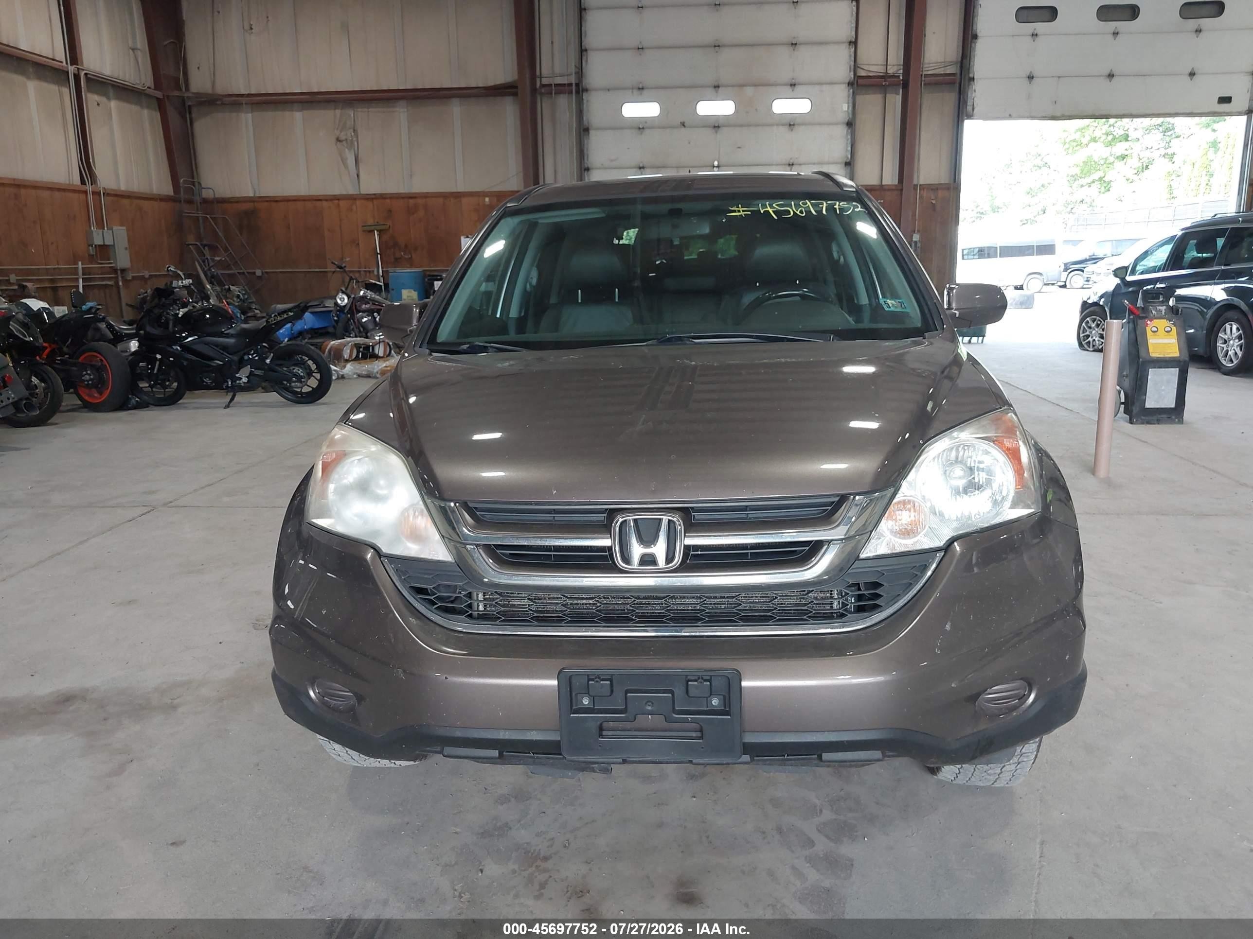 2011 Honda Cr-v Ex-l Brown vin: 5J6RE4H75BL028664