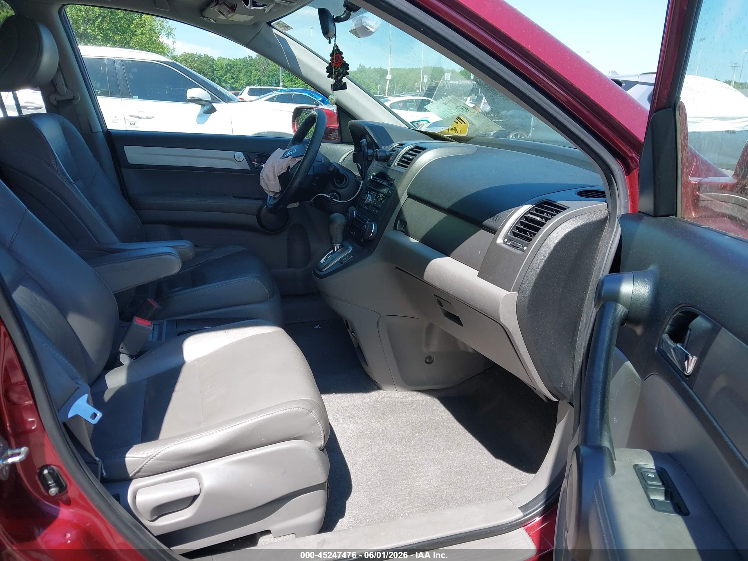 2011 Honda Cr-v Ex-l Red vin: 5J6RE4H75BL033461
