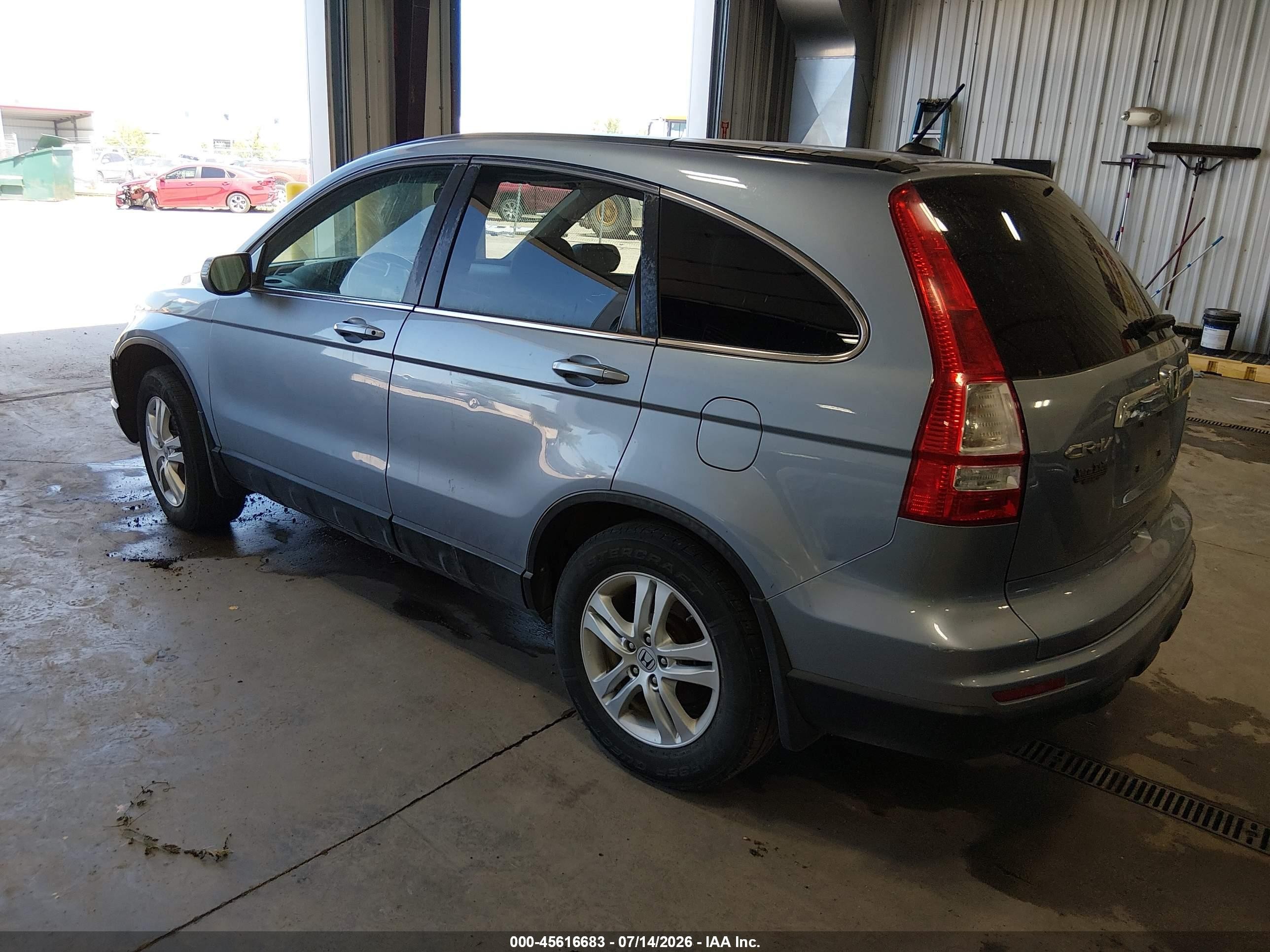 2011 Honda Cr-v Ex-l Gray vin: 5J6RE4H75BL035551