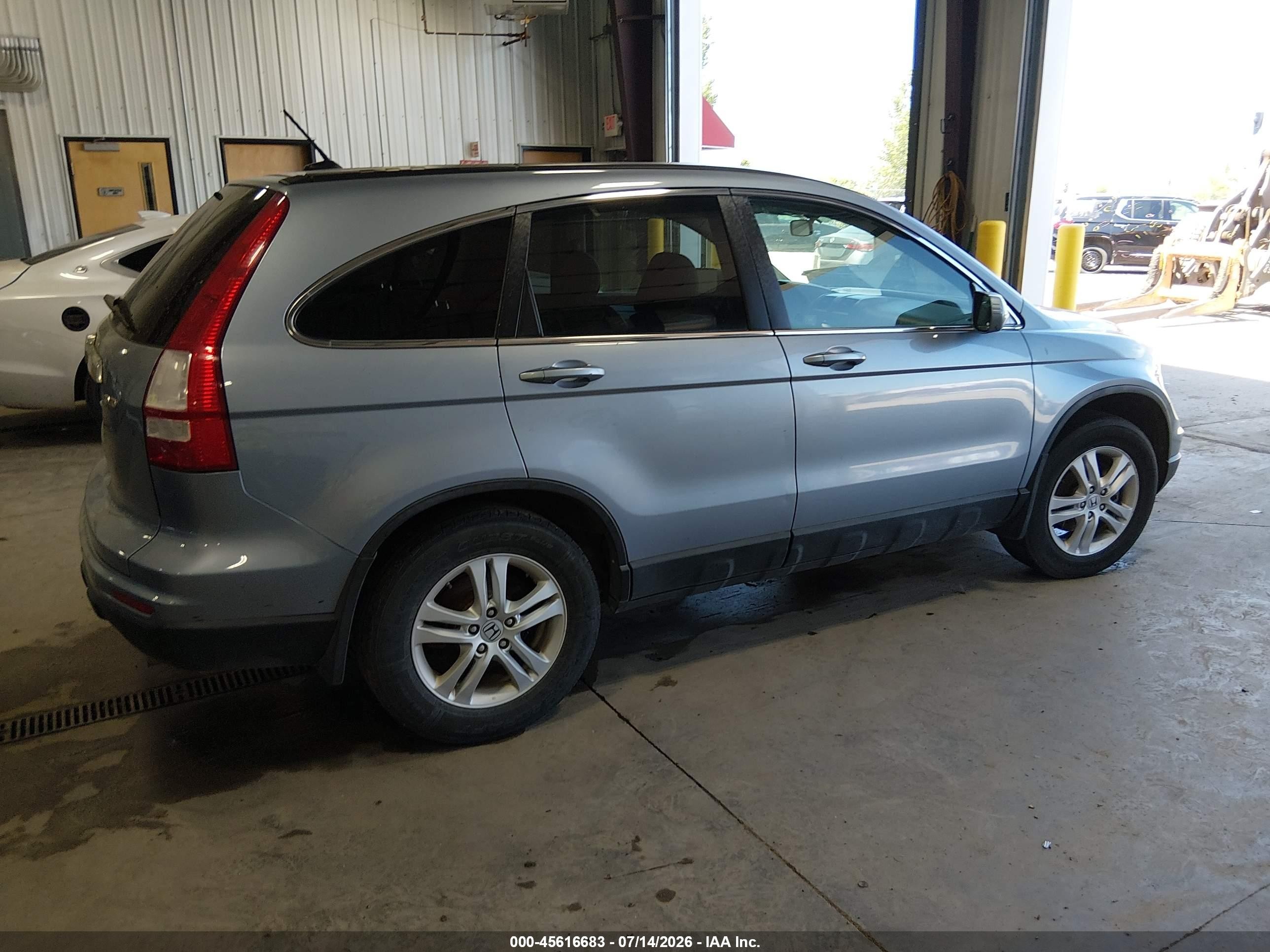 2011 Honda Cr-v Ex-l Gray vin: 5J6RE4H75BL035551