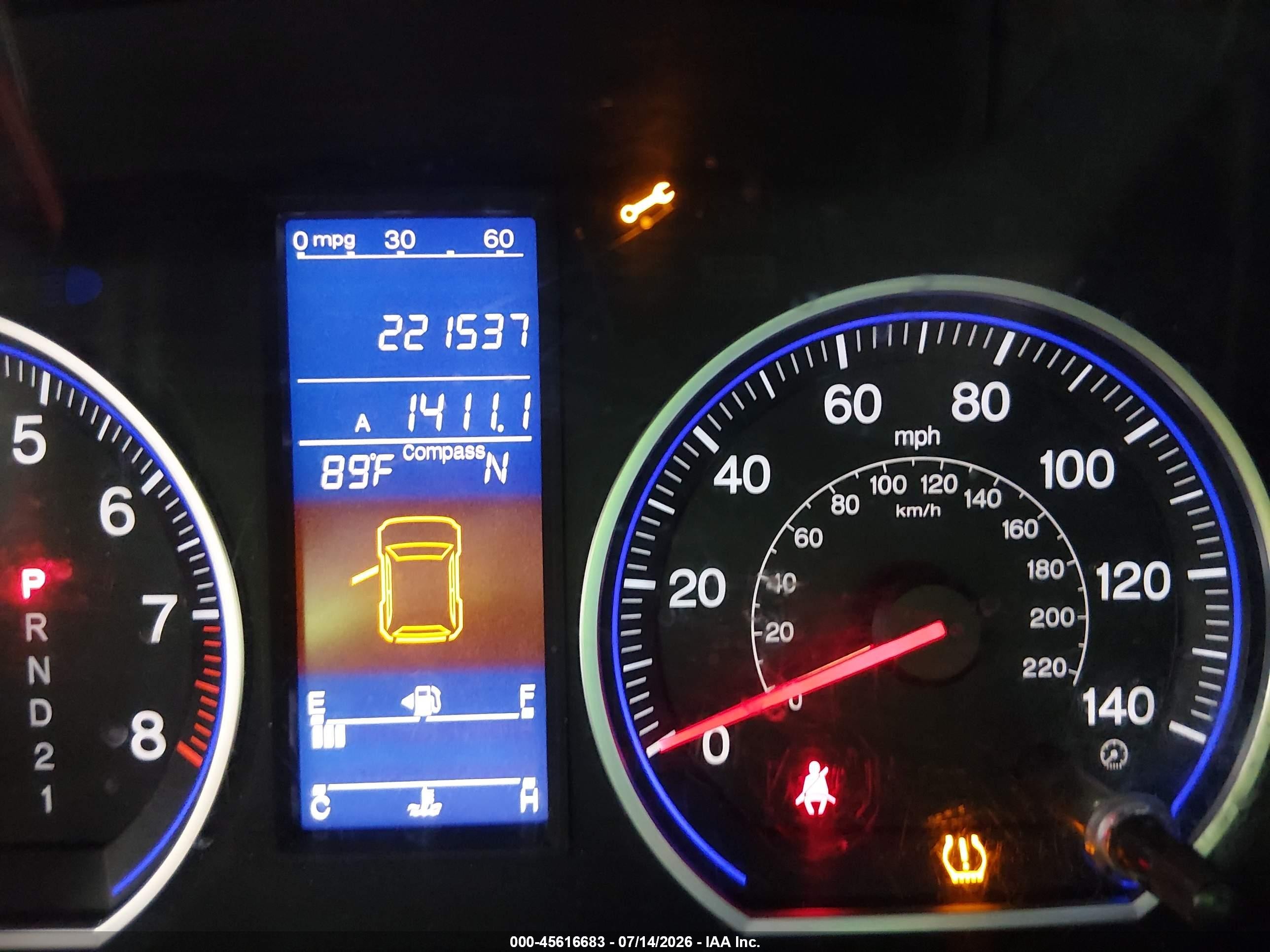 2011 Honda Cr-v Ex-l Gray vin: 5J6RE4H75BL035551