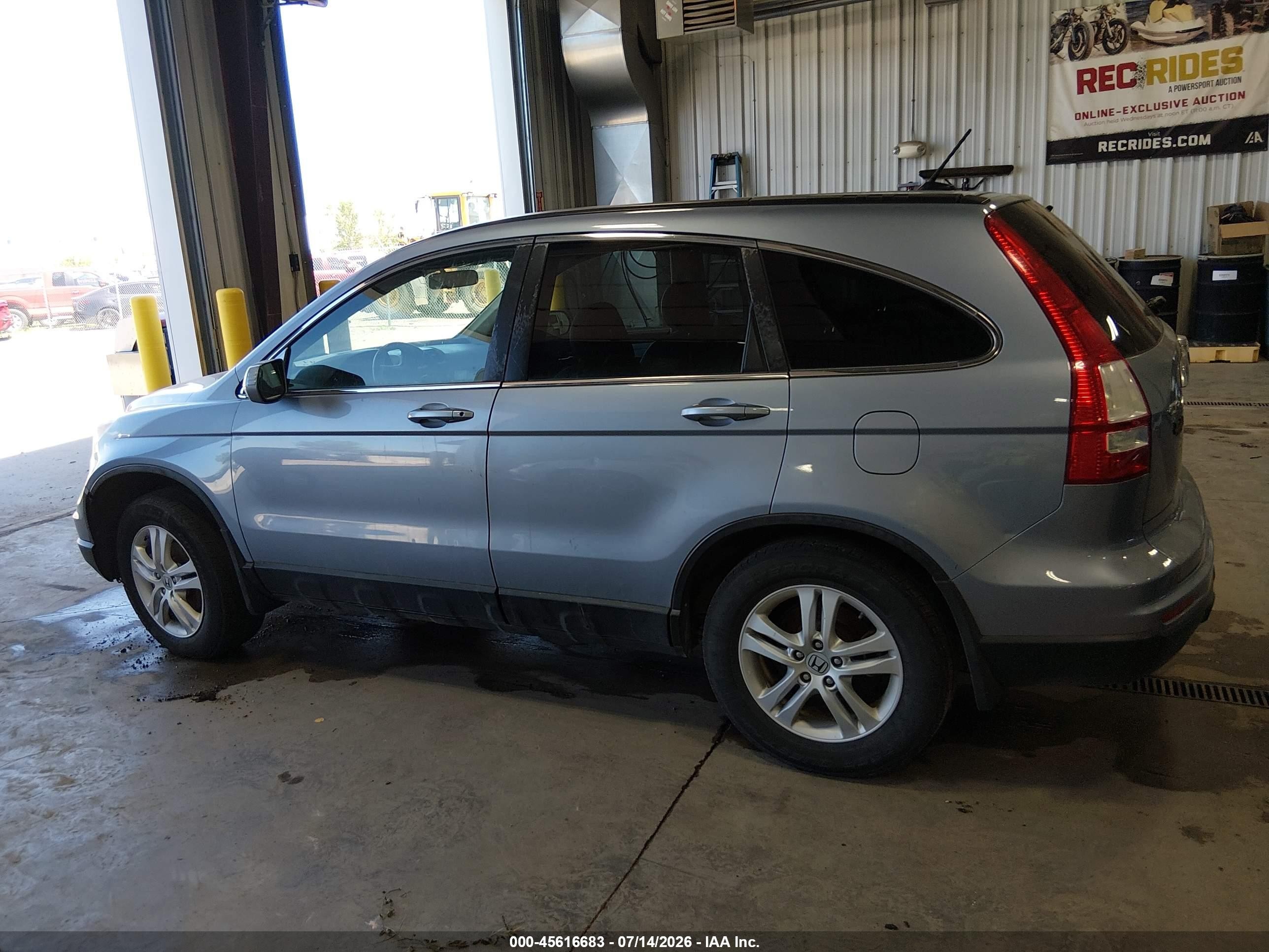 2011 Honda Cr-v Ex-l Gray vin: 5J6RE4H75BL035551