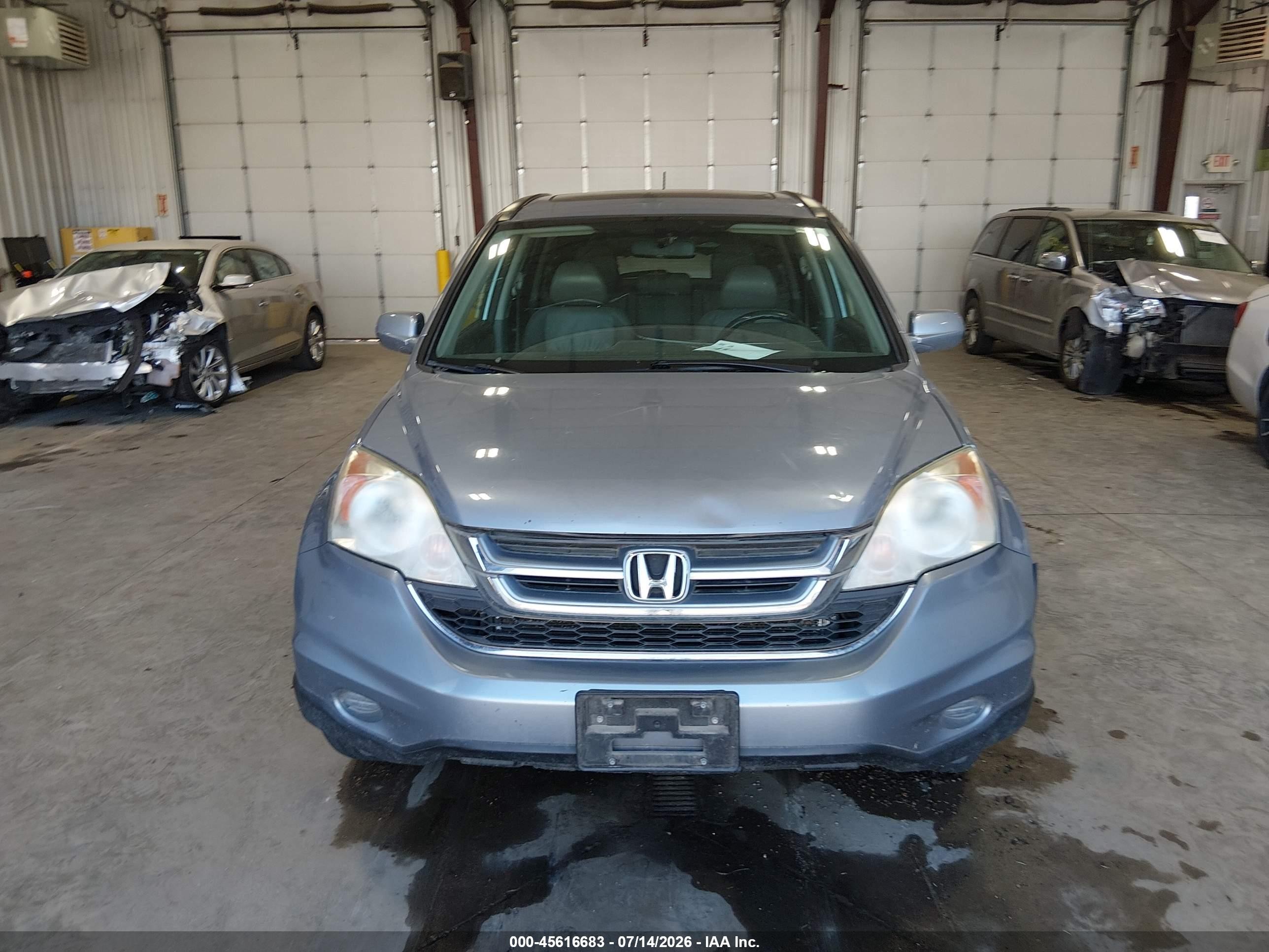2011 Honda Cr-v Ex-l Gray vin: 5J6RE4H75BL035551