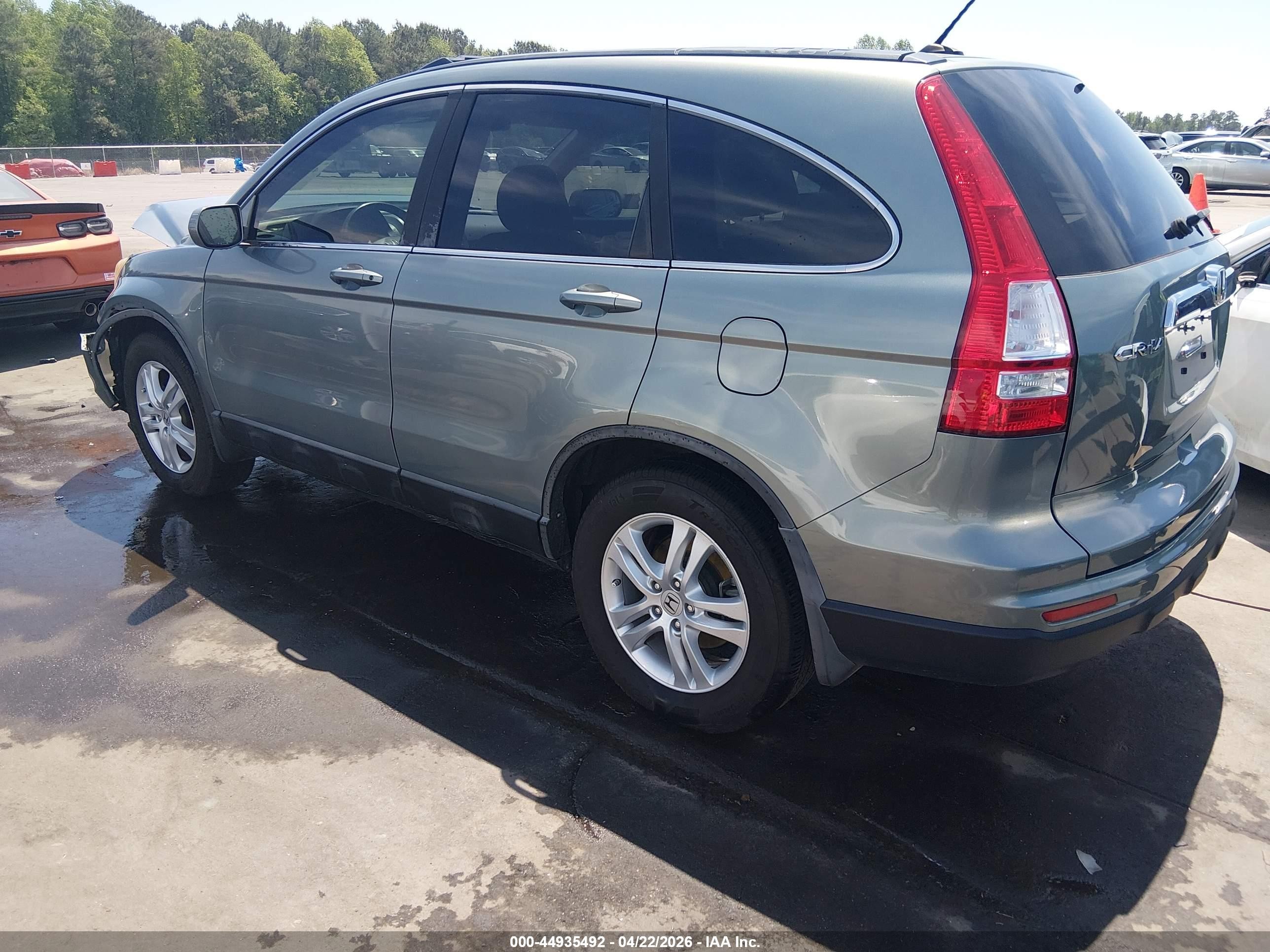 2011 Honda Cr-v Ex-l Light Blue vin: 5J6RE4H75BL058179