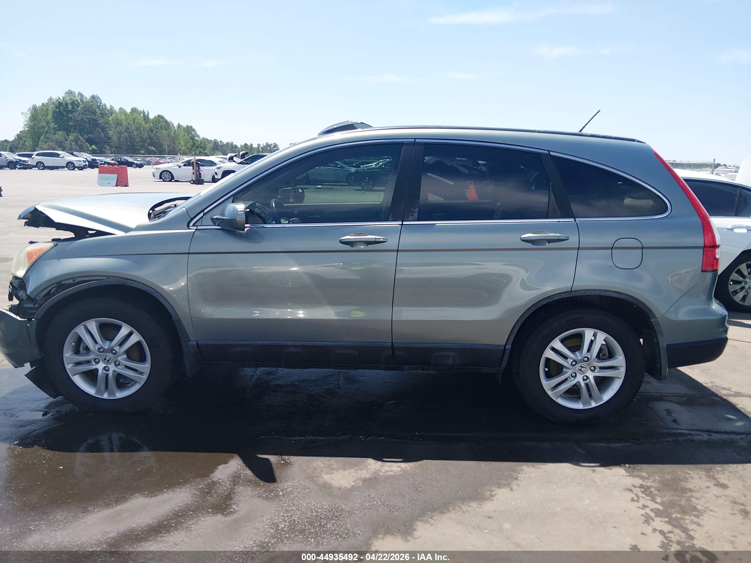 2011 Honda Cr-v Ex-l Light Blue vin: 5J6RE4H75BL058179