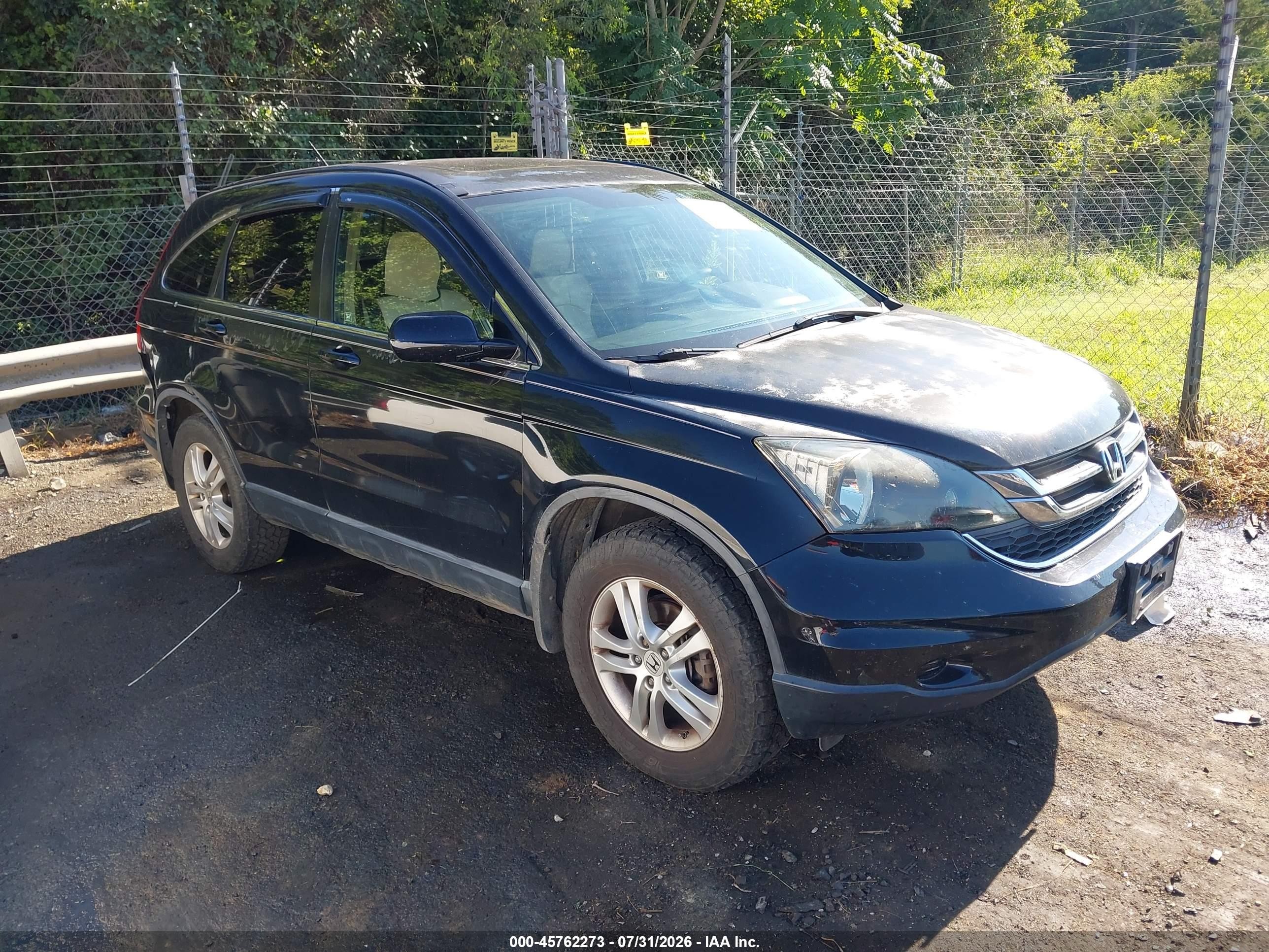 2011 Honda Cr-v Ex-l Black vin: 5J6RE4H75BL061714