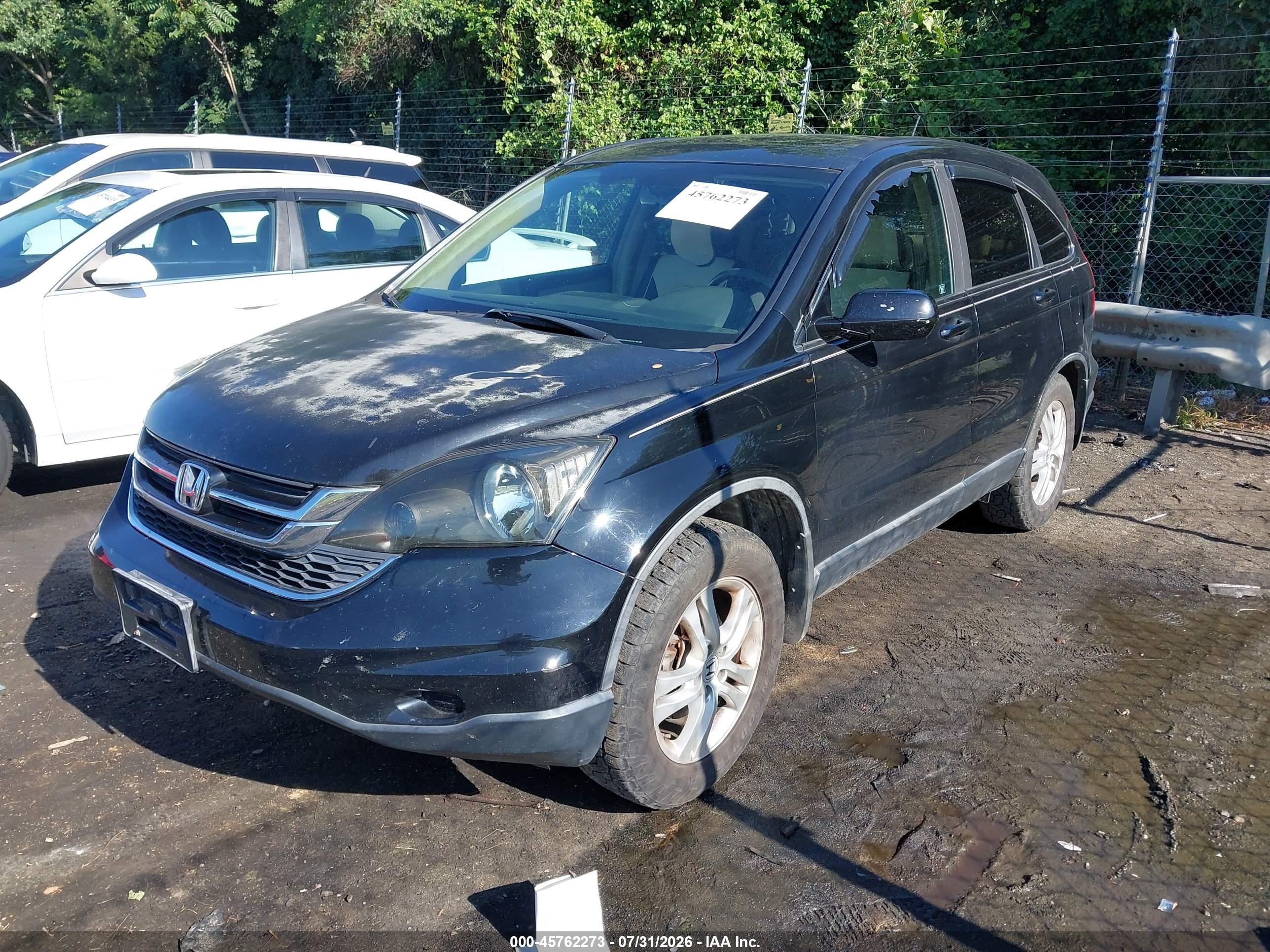 2011 Honda Cr-v Ex-l Black vin: 5J6RE4H75BL061714