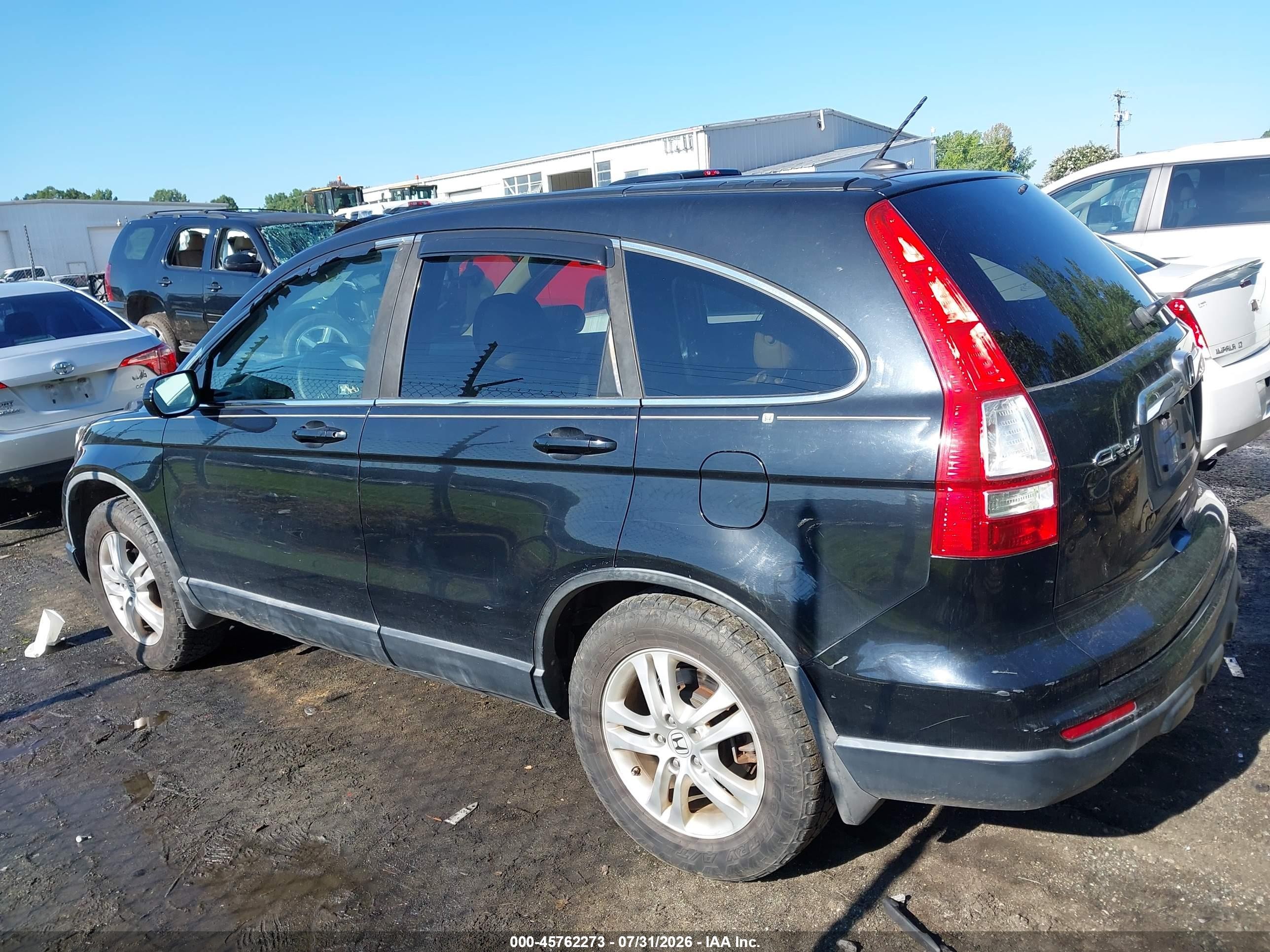2011 Honda Cr-v Ex-l Black vin: 5J6RE4H75BL061714