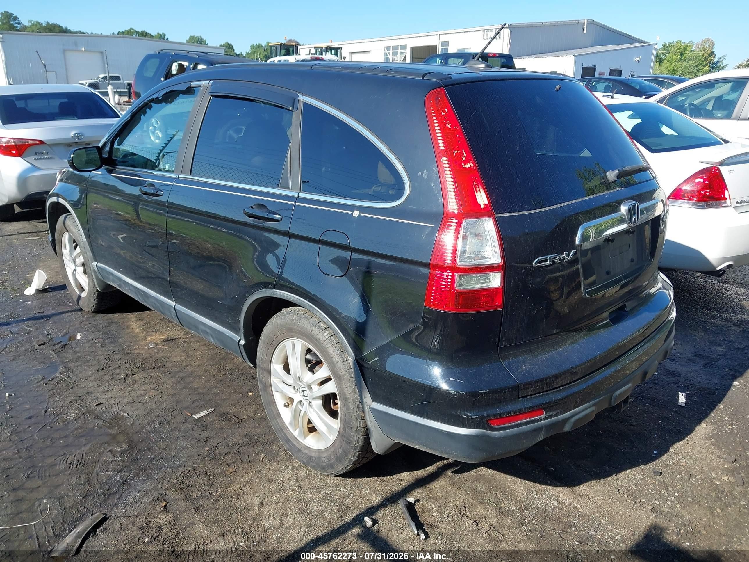 2011 Honda Cr-v Ex-l Black vin: 5J6RE4H75BL061714