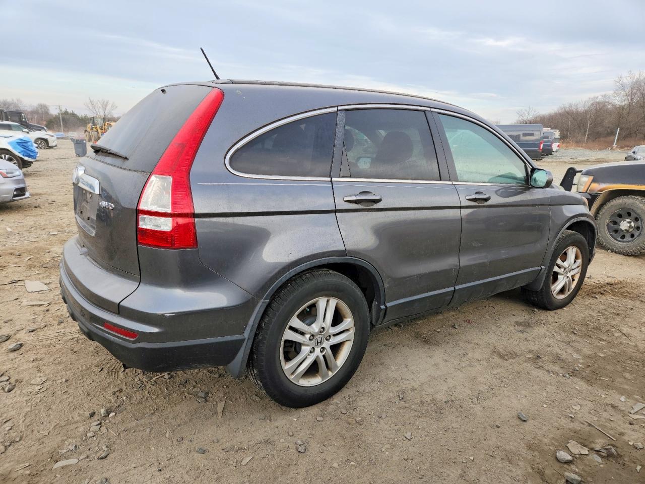 2011 Honda Cr-v Exl Gray vin: 5J6RE4H75BL066928