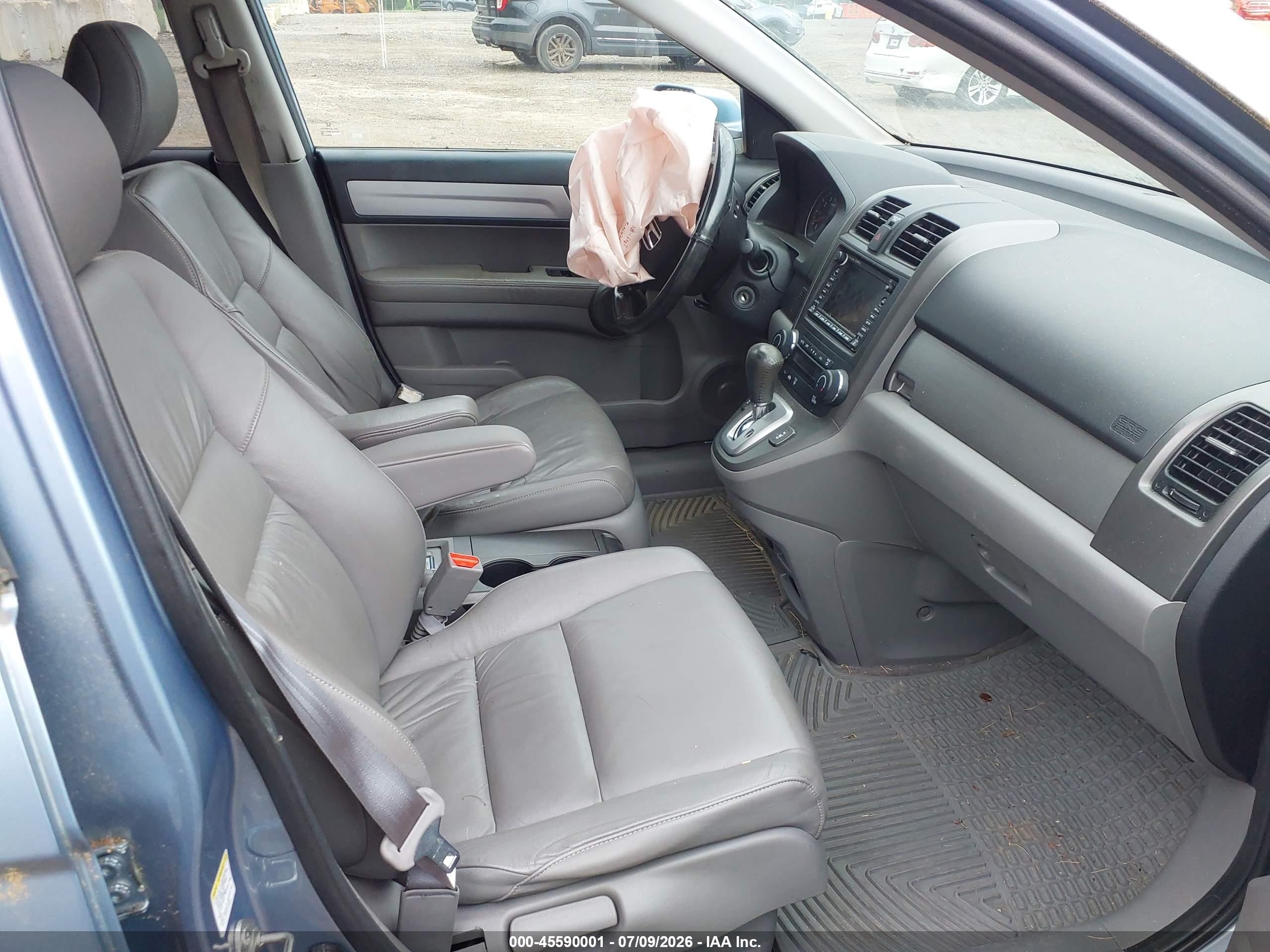2011 Honda Cr-v Ex-l Light Blue vin: 5J6RE4H75BL074558