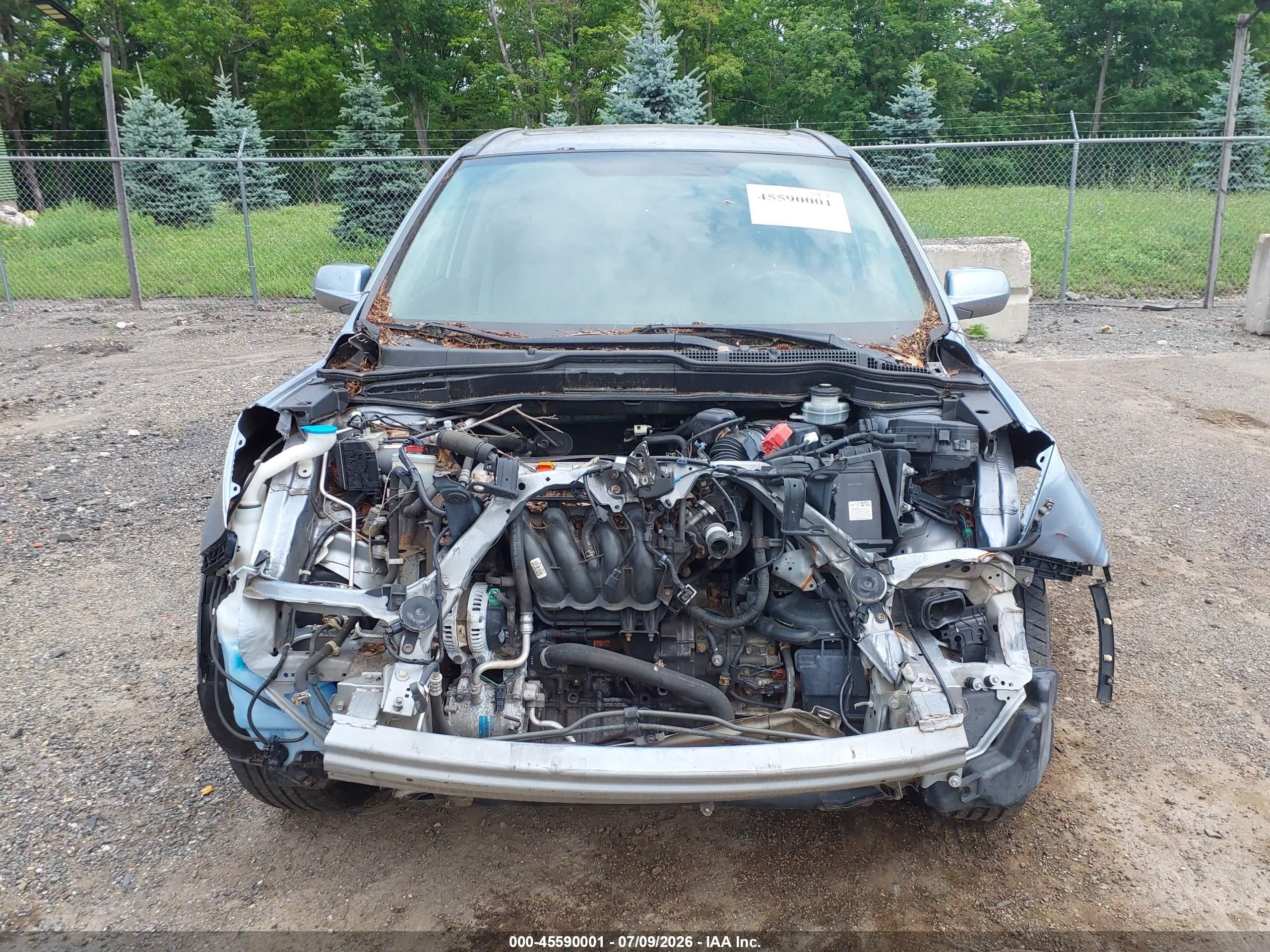 2011 Honda Cr-v Ex-l Light Blue vin: 5J6RE4H75BL074558