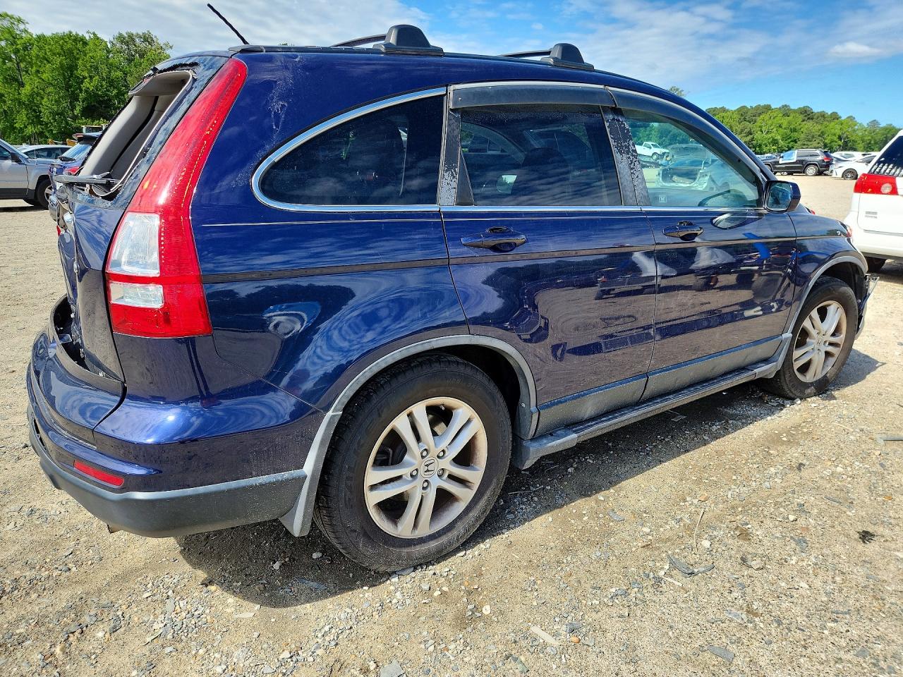 2011 Honda Cr-v Exl Blue vin: 5J6RE4H75BL077024
