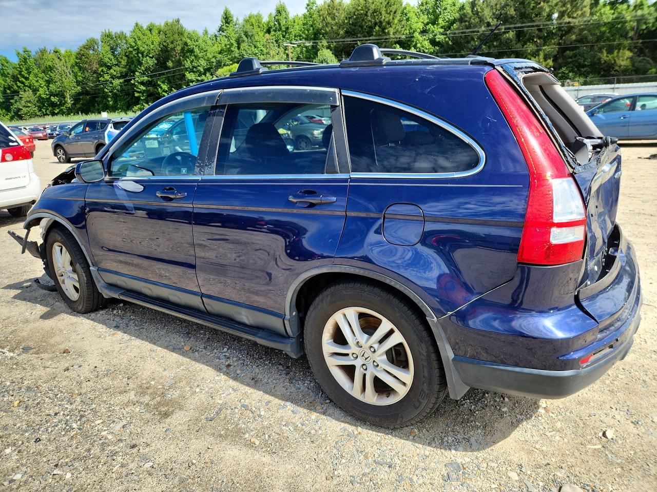 2011 Honda Cr-v Exl Blue vin: 5J6RE4H75BL077024