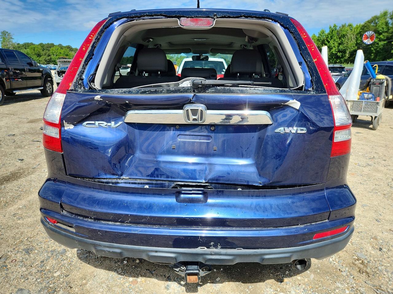 2011 Honda Cr-v Exl Blue vin: 5J6RE4H75BL077024