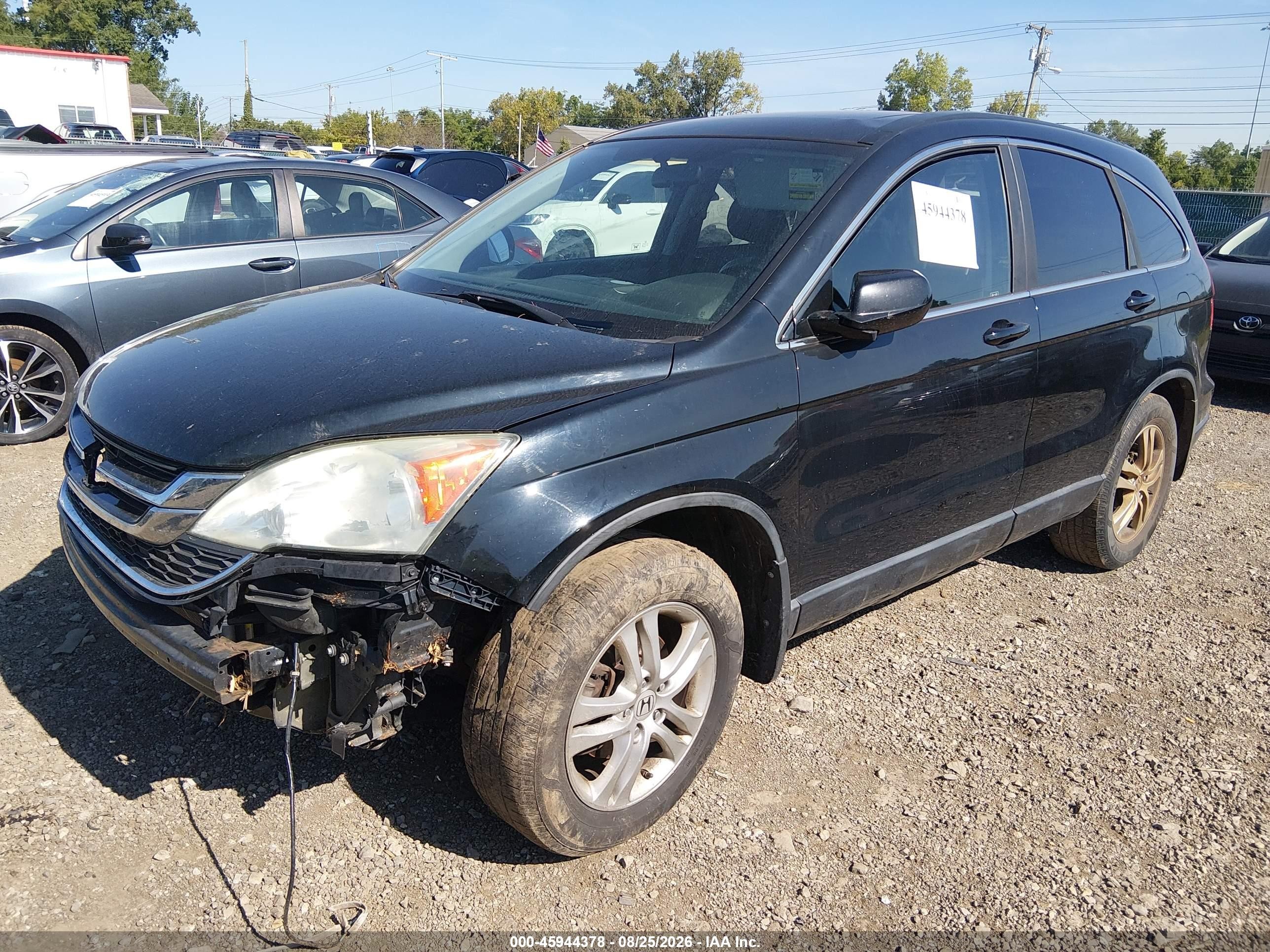 2011 Honda Cr-v Ex-l Black vin: 5J6RE4H75BL079906