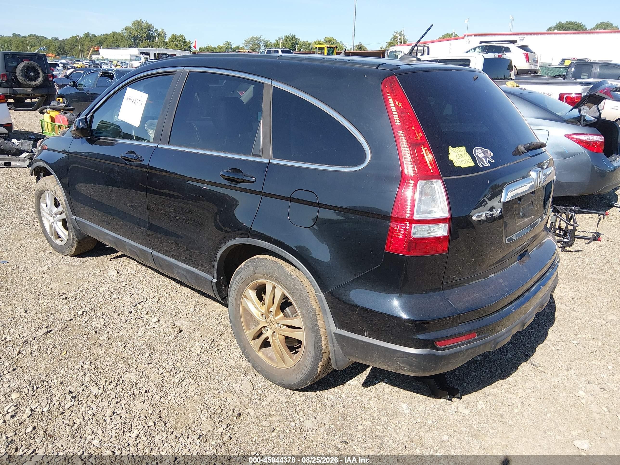 2011 Honda Cr-v Ex-l Black vin: 5J6RE4H75BL079906