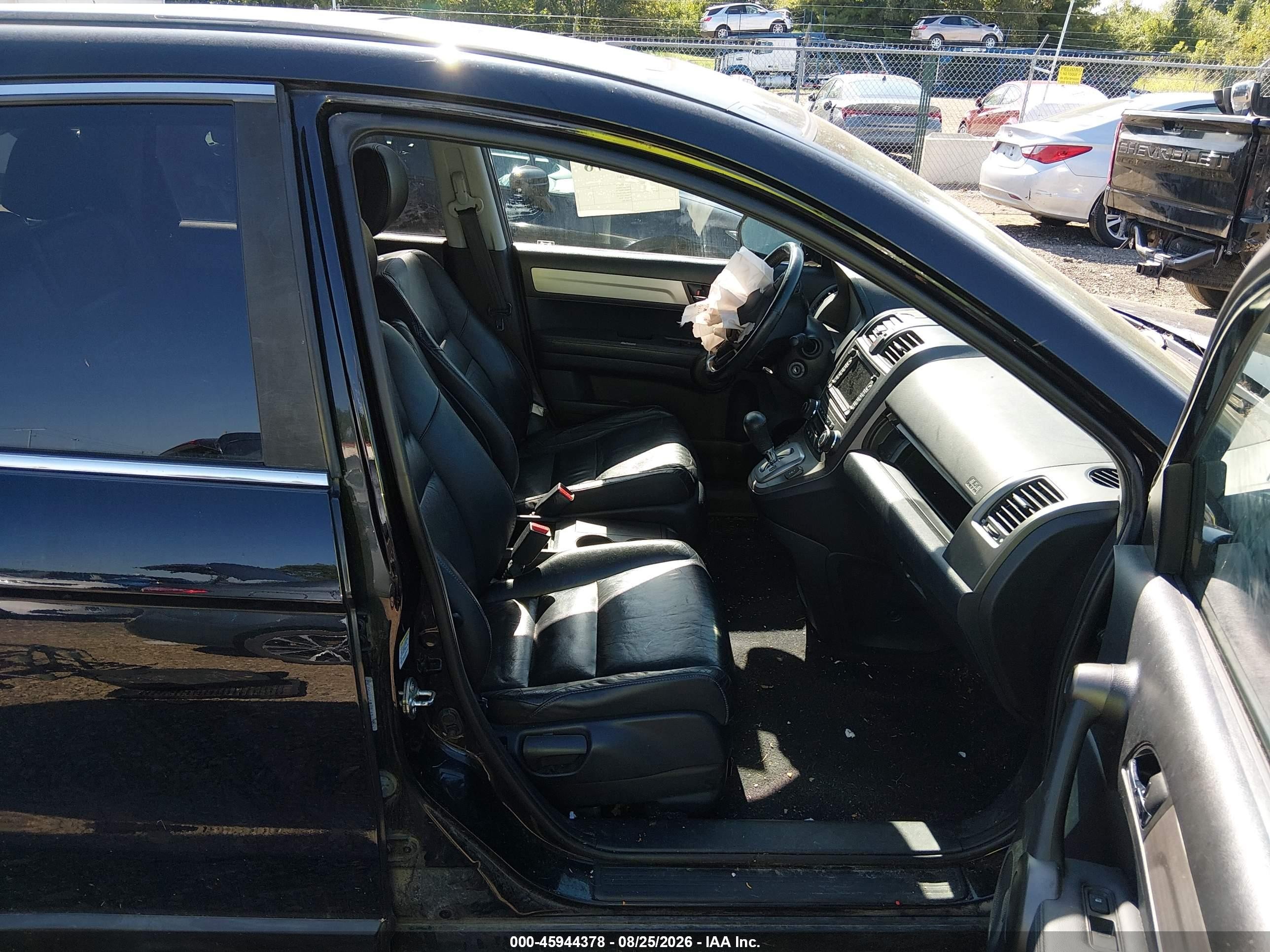 2011 Honda Cr-v Ex-l Black vin: 5J6RE4H75BL079906