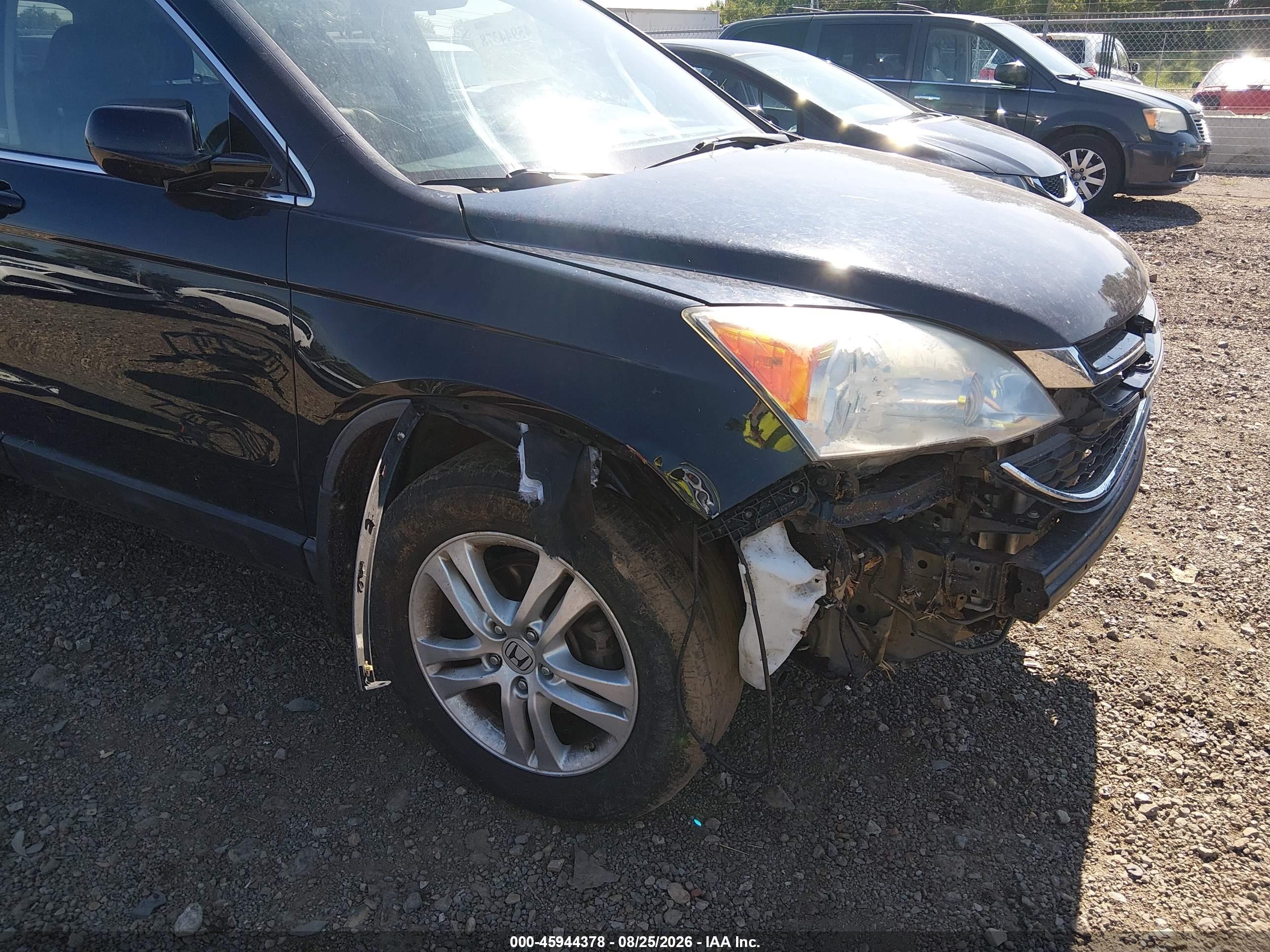 2011 Honda Cr-v Ex-l Black vin: 5J6RE4H75BL079906