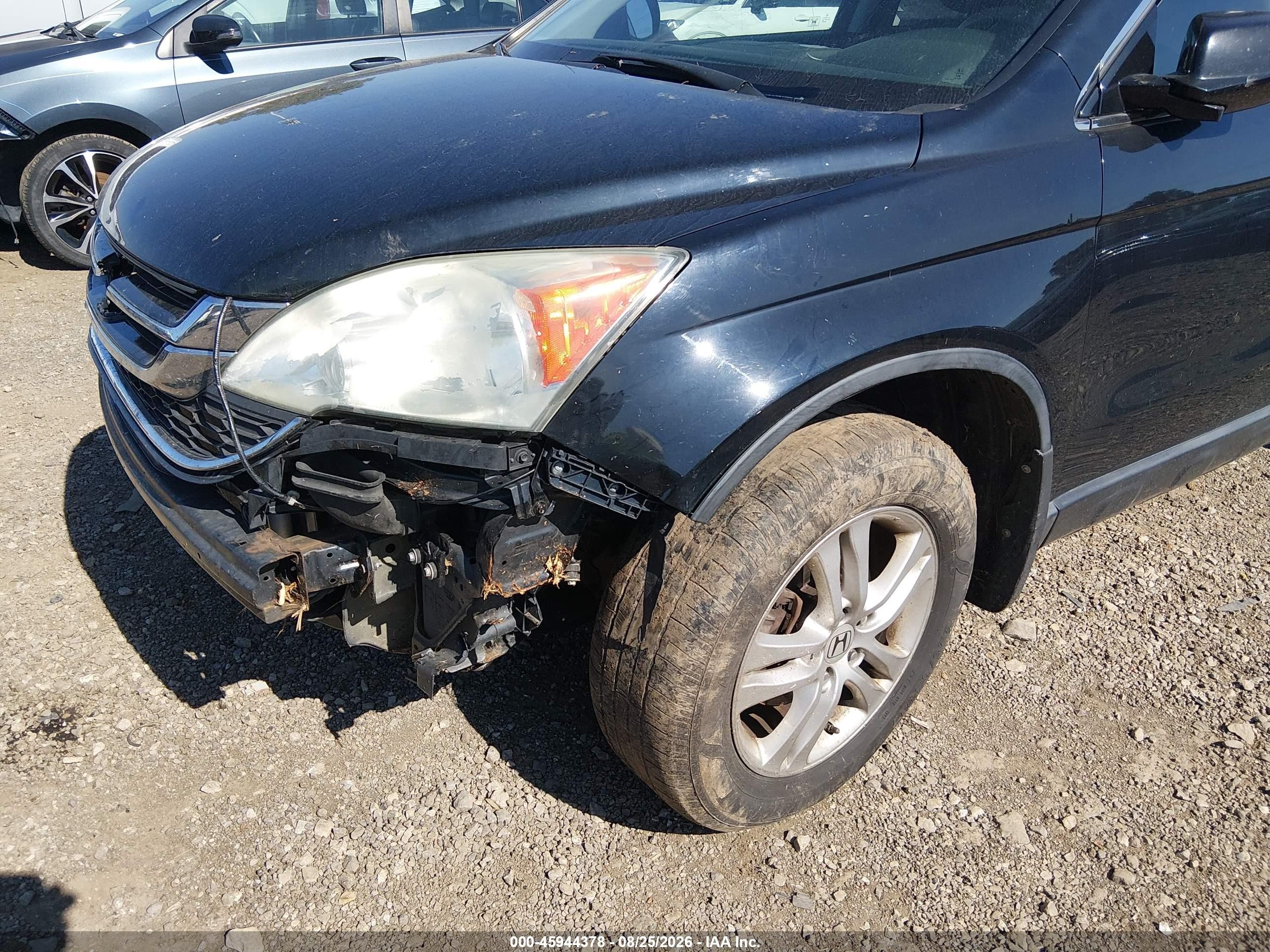 2011 Honda Cr-v Ex-l Black vin: 5J6RE4H75BL079906
