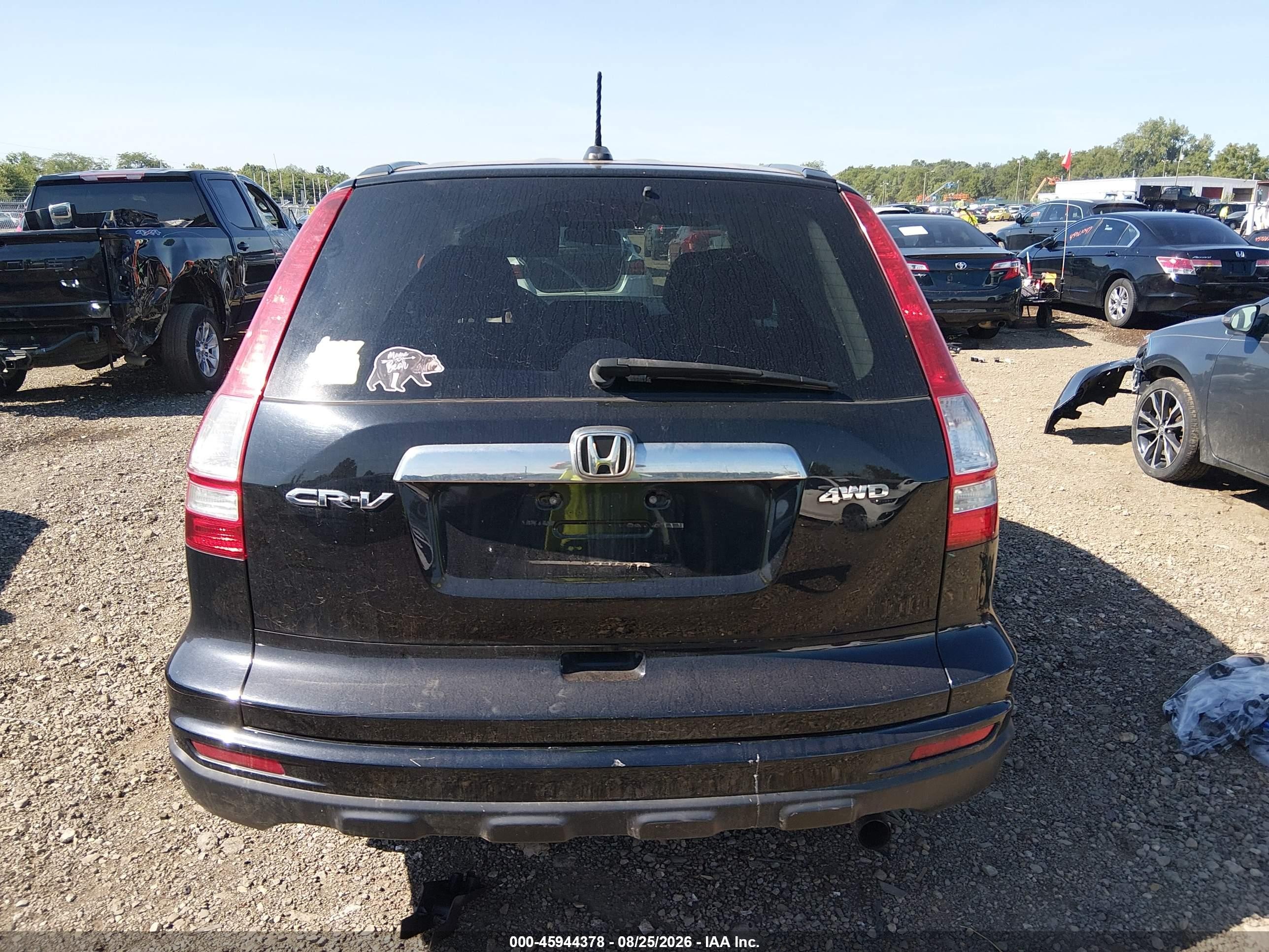 2011 Honda Cr-v Ex-l Black vin: 5J6RE4H75BL079906
