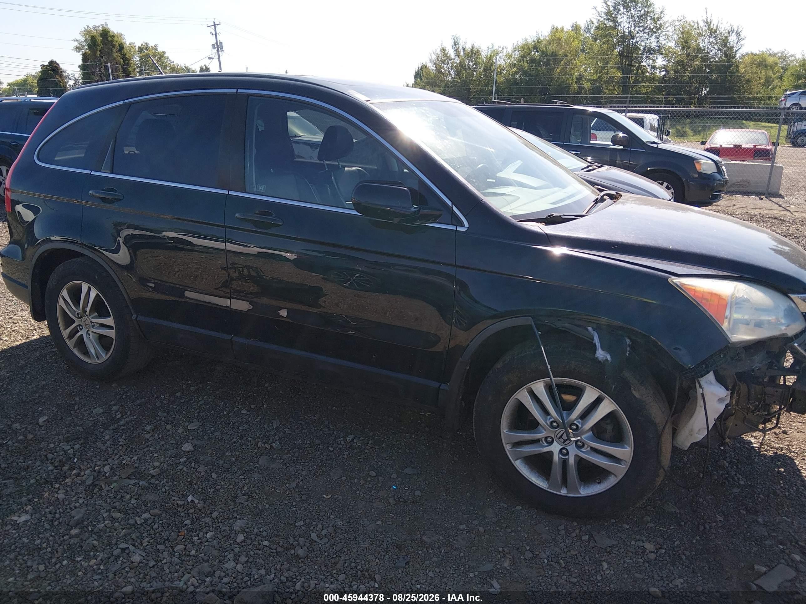 2011 Honda Cr-v Ex-l Black vin: 5J6RE4H75BL079906