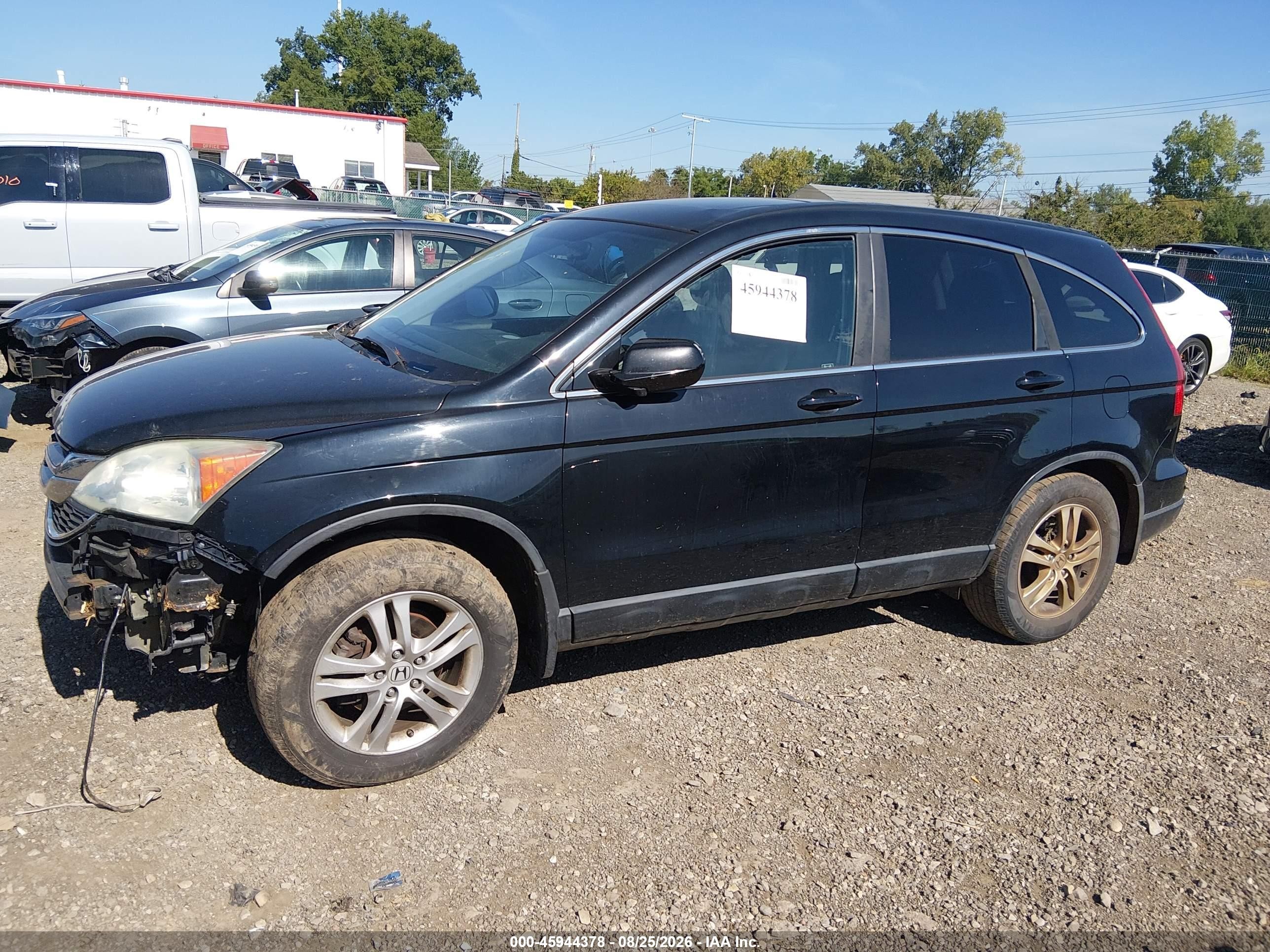 2011 Honda Cr-v Ex-l Black vin: 5J6RE4H75BL079906