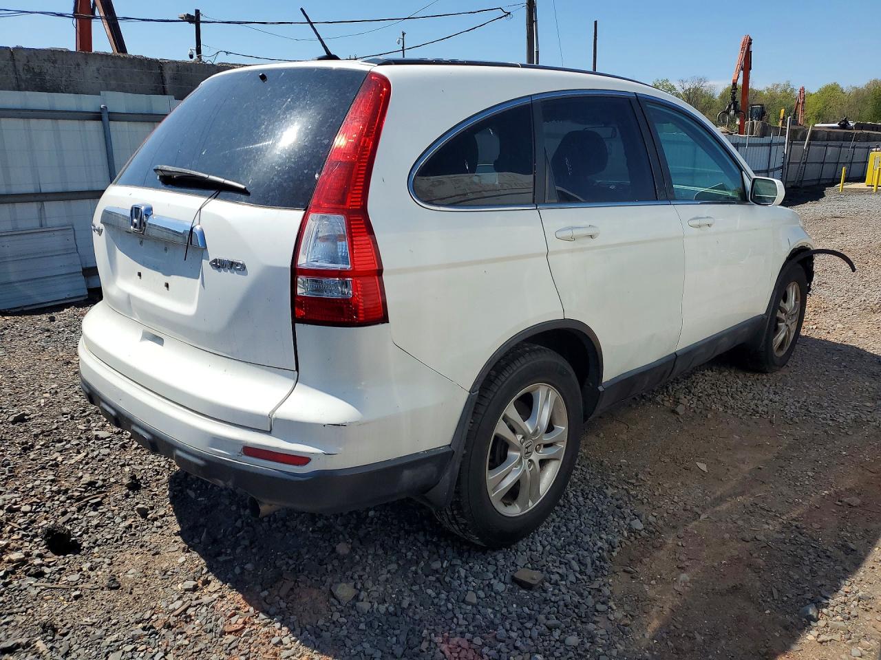 2011 Honda Cr-v Exl White vin: 5J6RE4H75BL083275
