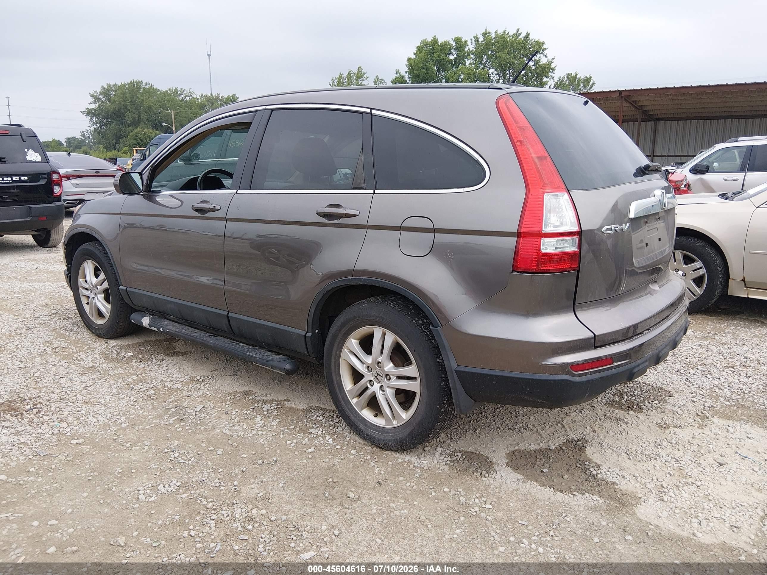 2011 Honda Cr-v Ex-l Brown vin: 5J6RE4H75BL093322