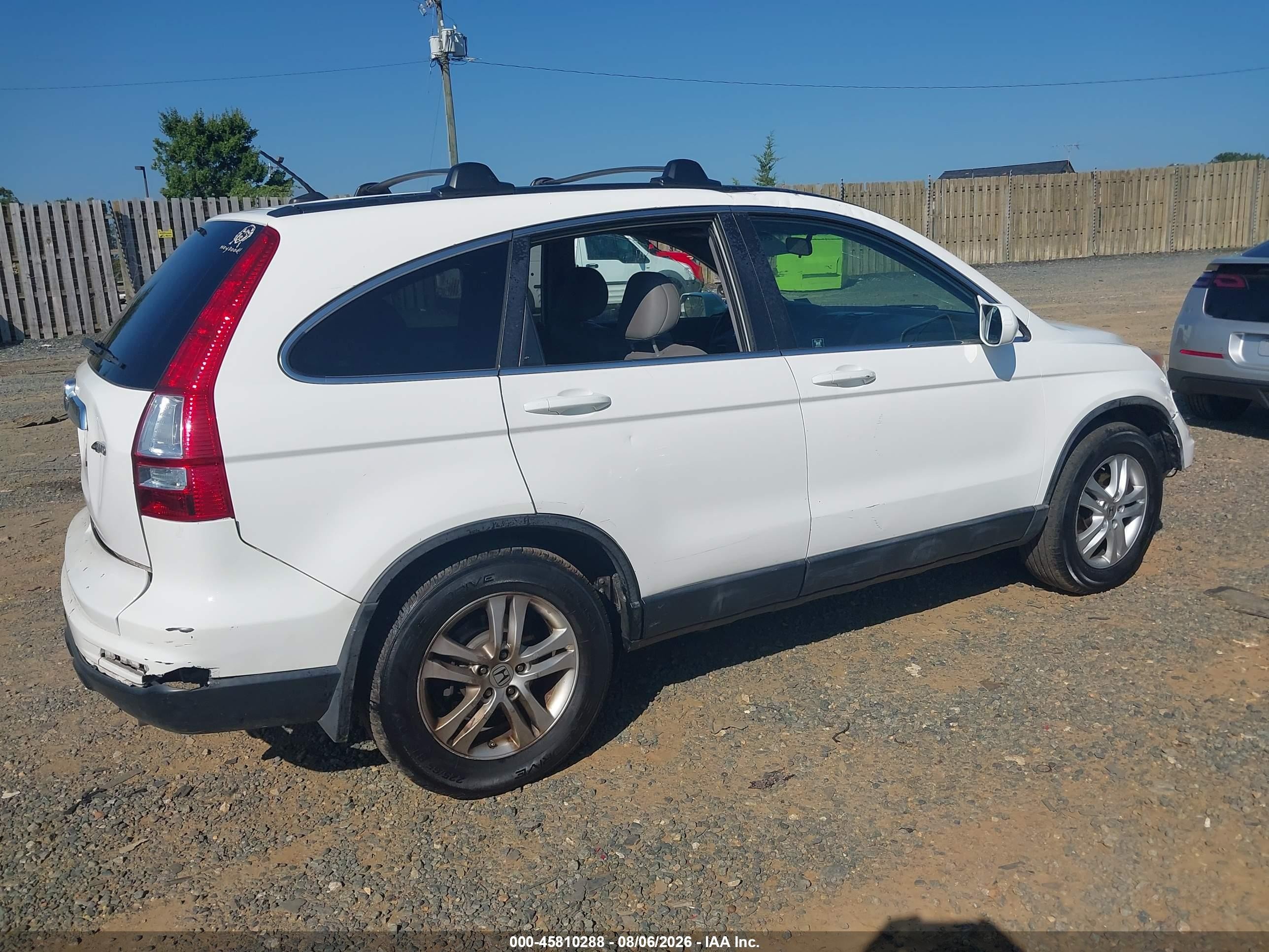 2011 Honda Cr-v Ex-l White vin: 5J6RE4H75BL099718