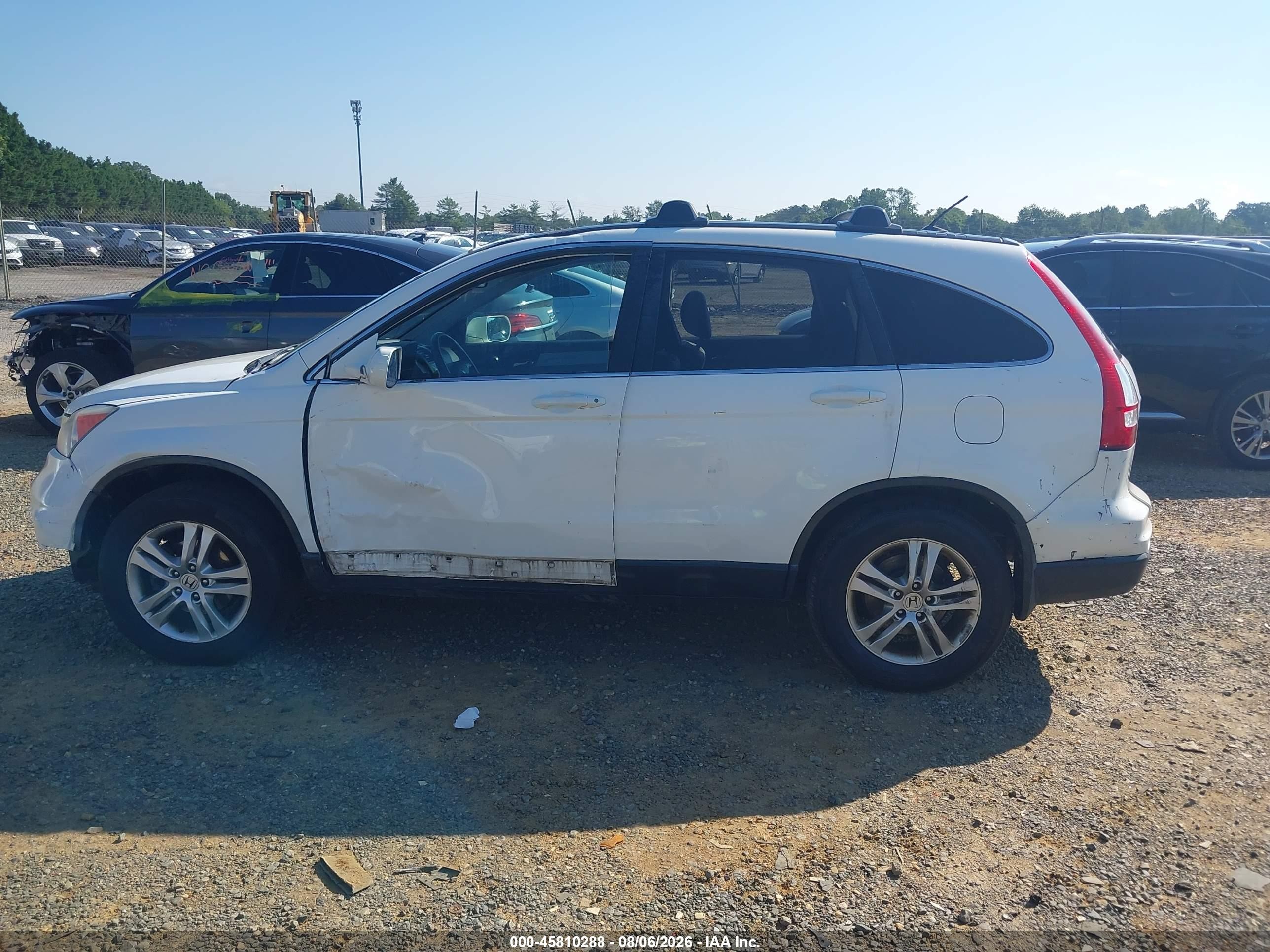 2011 Honda Cr-v Ex-l White vin: 5J6RE4H75BL099718