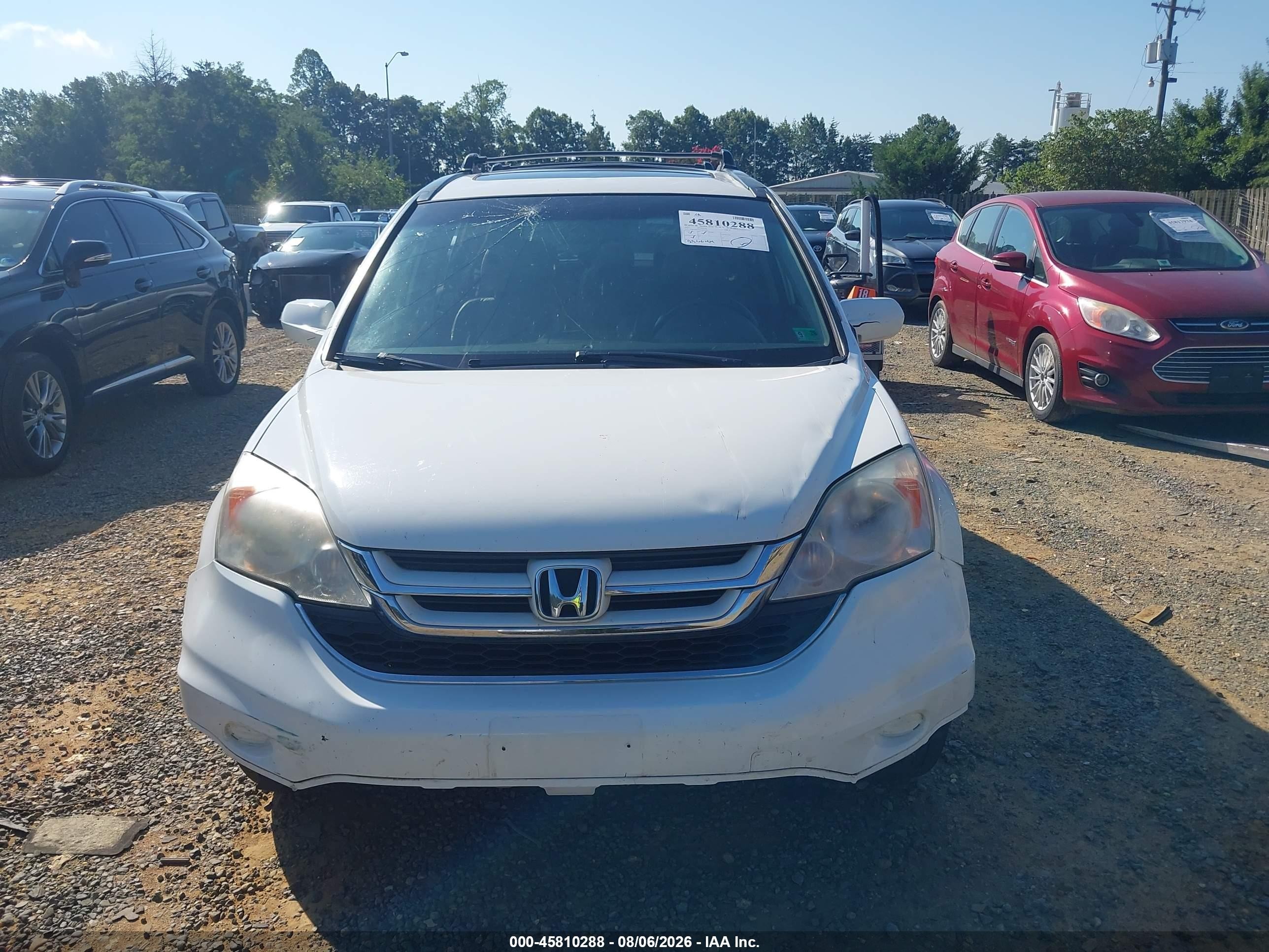 2011 Honda Cr-v Ex-l White vin: 5J6RE4H75BL099718