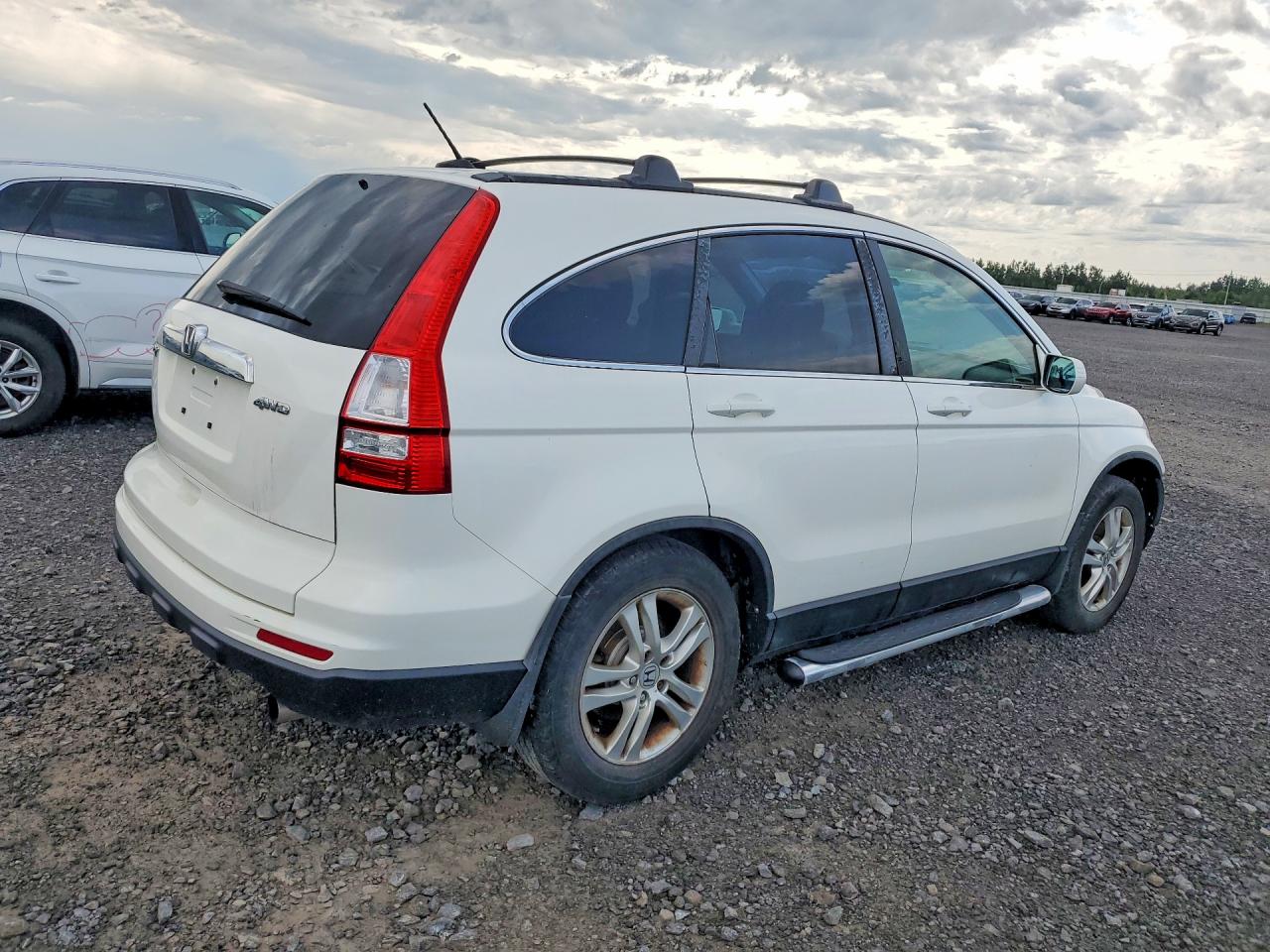 2011 Honda Cr-v Exl White vin: 5J6RE4H75BL820667