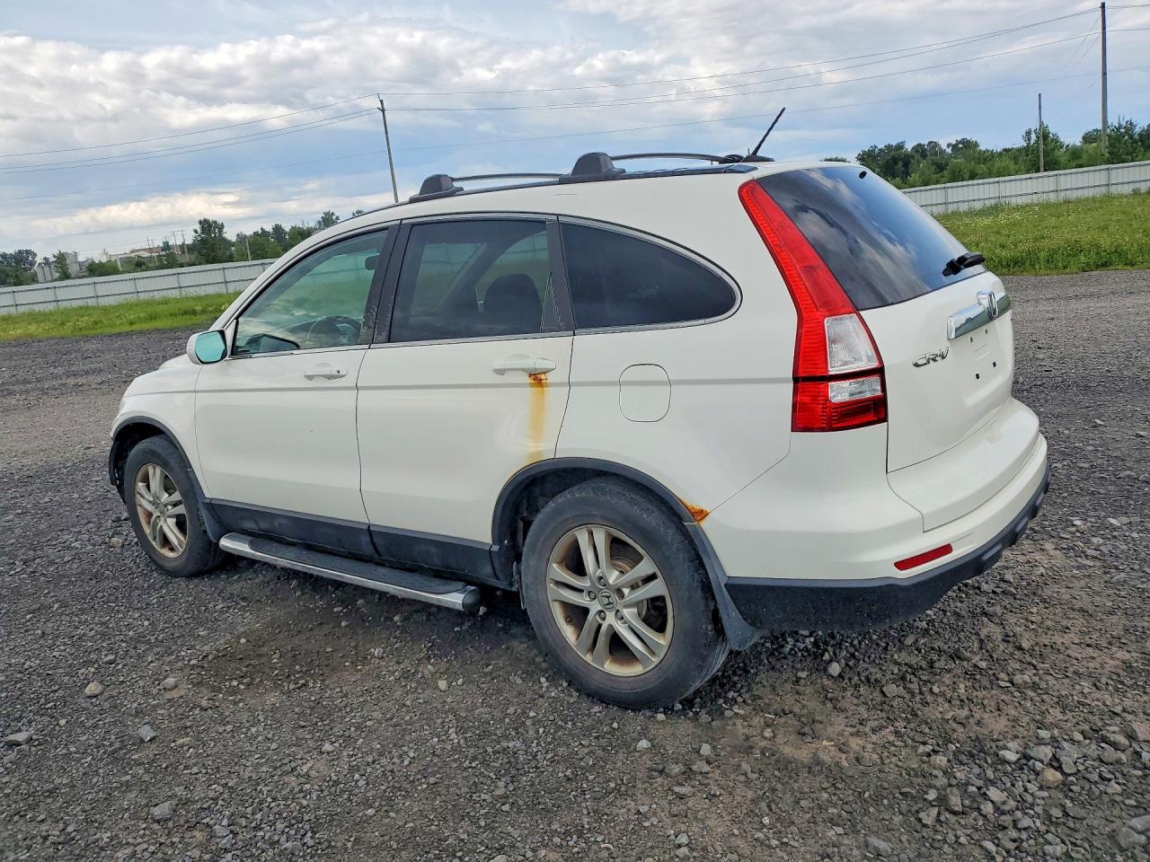 2011 Honda Cr-v Exl White vin: 5J6RE4H75BL820667