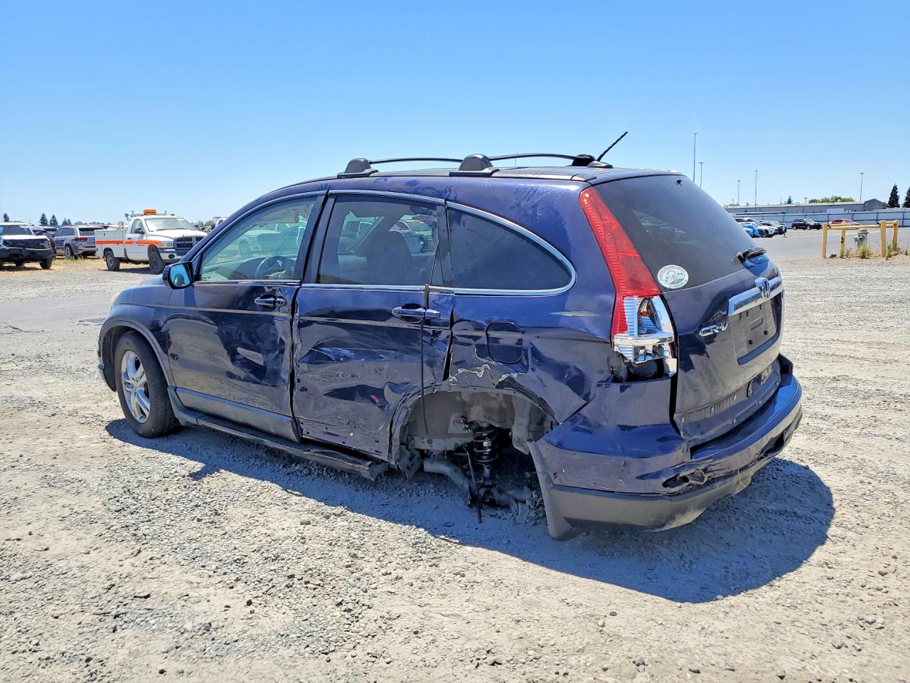 2010 Honda Cr-v Exl Blue vin: 5J6RE4H76AL000869