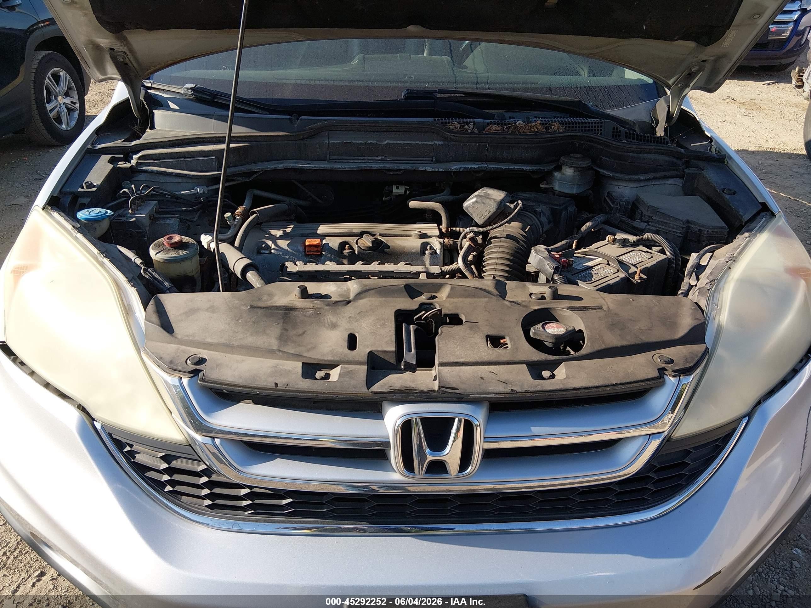 2010 Honda Cr-v Ex-l Silver vin: 5J6RE4H76AL001391