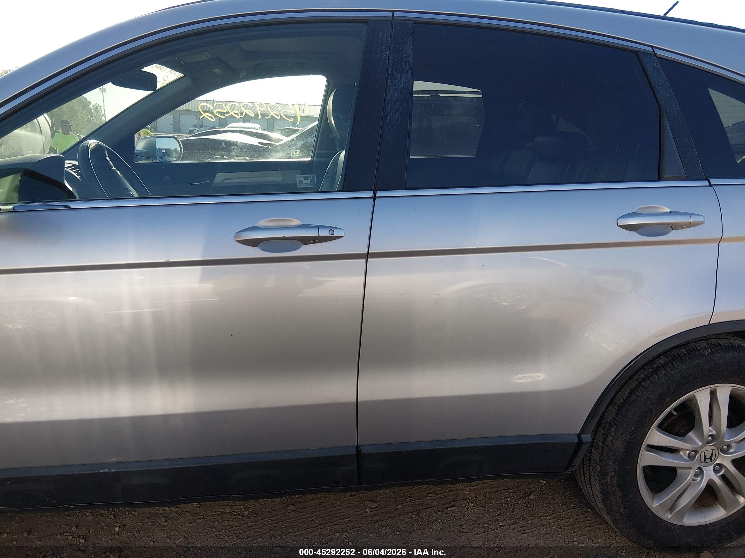 2010 Honda Cr-v Ex-l Silver vin: 5J6RE4H76AL001391