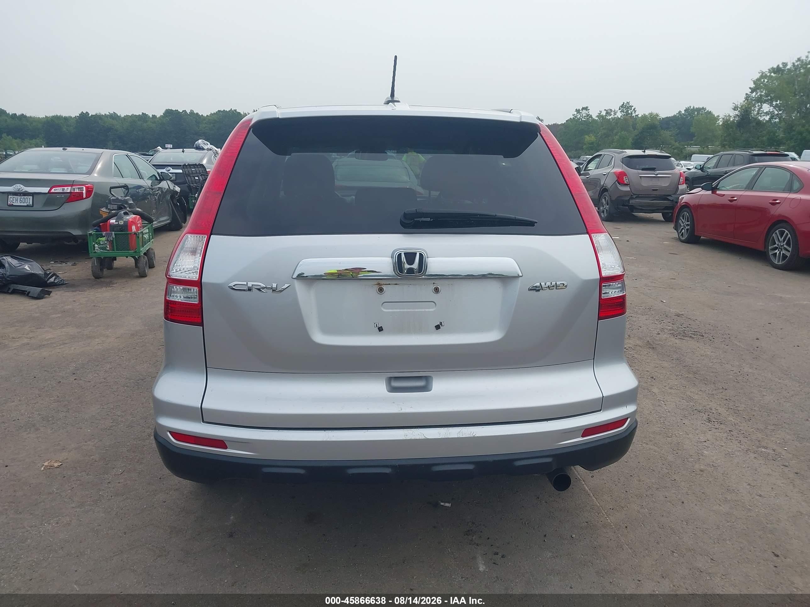 2010 Honda Cr-v Ex-l Silver vin: 5J6RE4H76AL001407