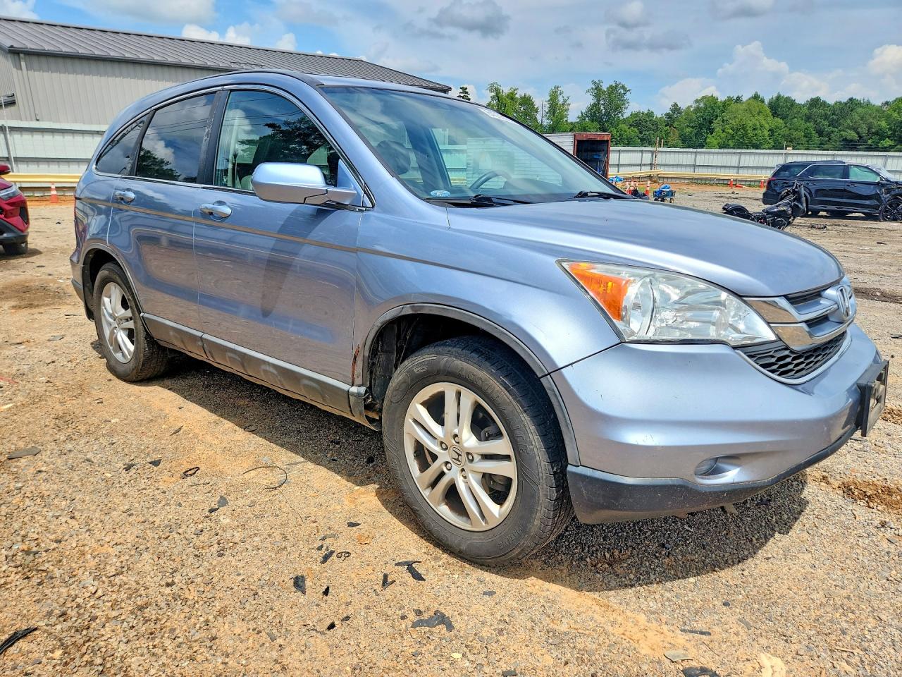 2010 Honda Cr-v Exl Blue vin: 5J6RE4H76AL006025