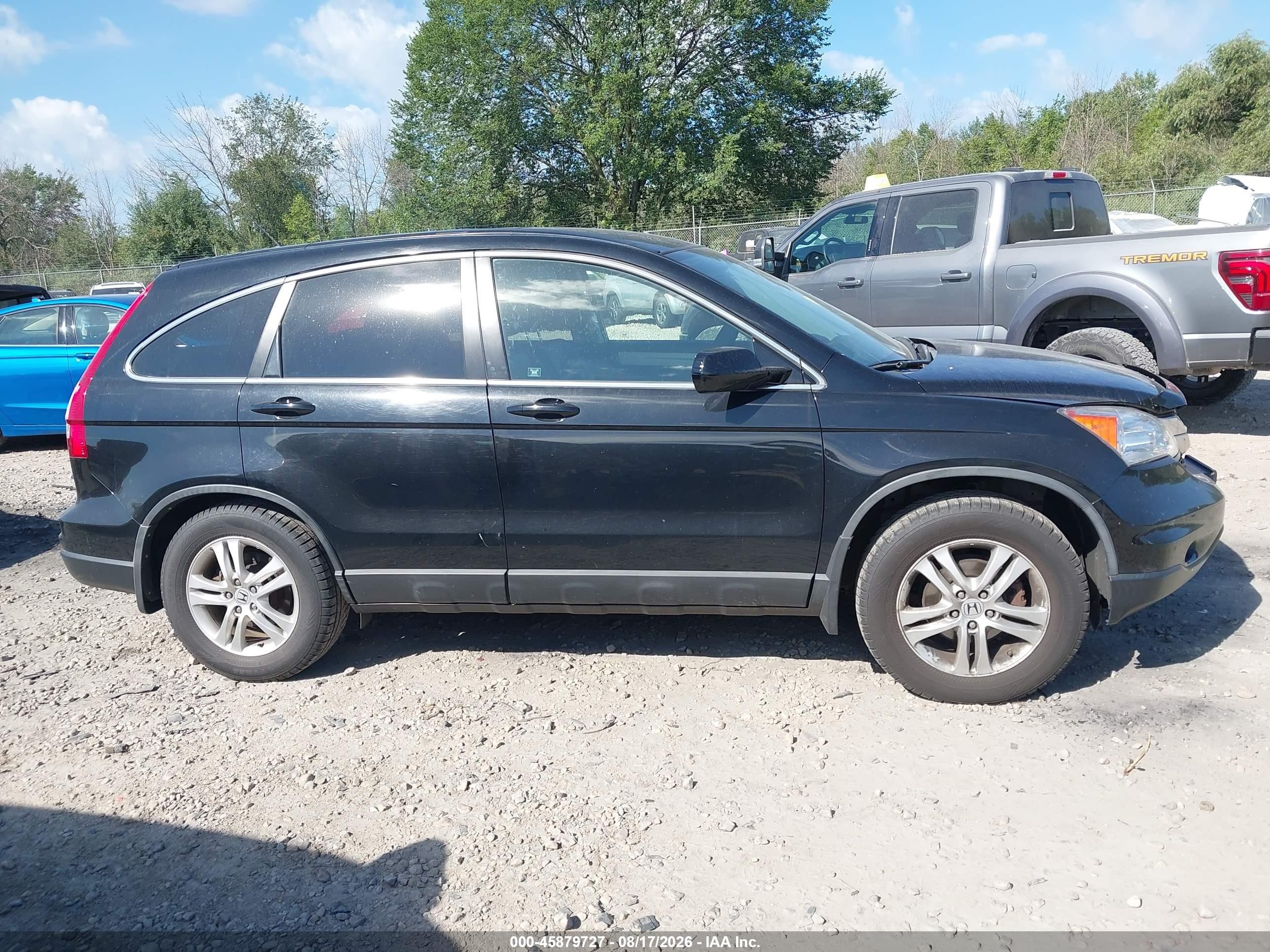 2010 Honda Cr-v Ex-l Черный vin: 5J6RE4H76AL016599
