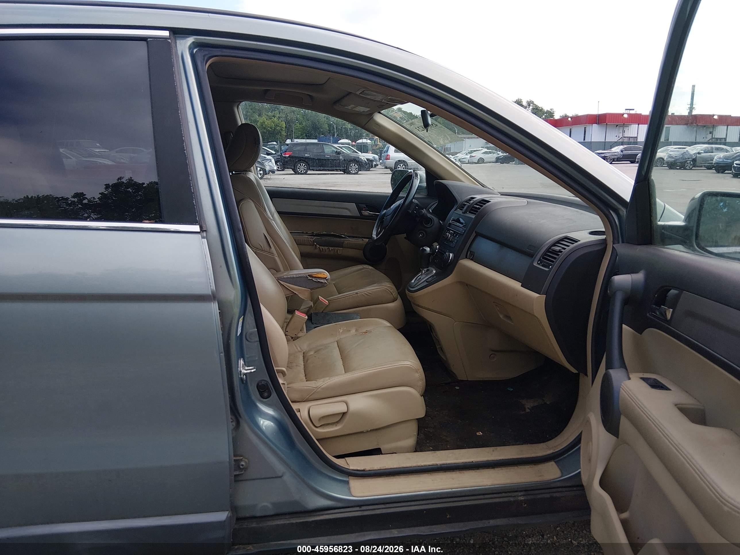 2010 Honda Cr-v Ex-l Blue vin: 5J6RE4H76AL022578