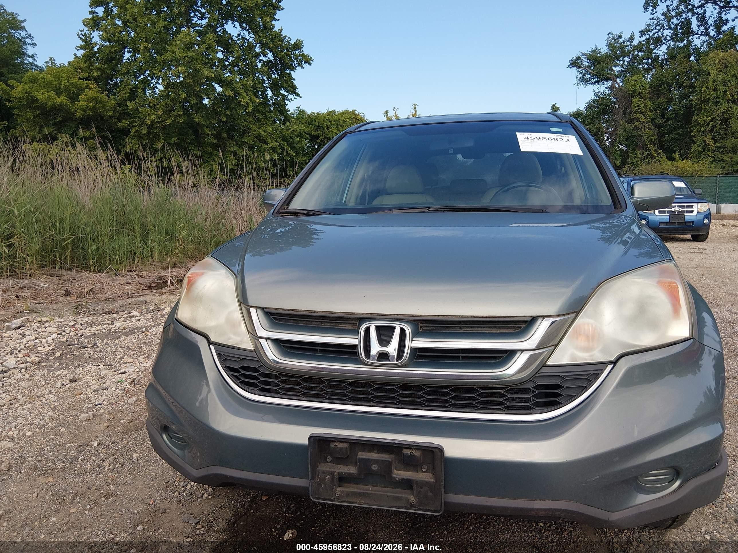 2010 Honda Cr-v Ex-l Blue vin: 5J6RE4H76AL022578