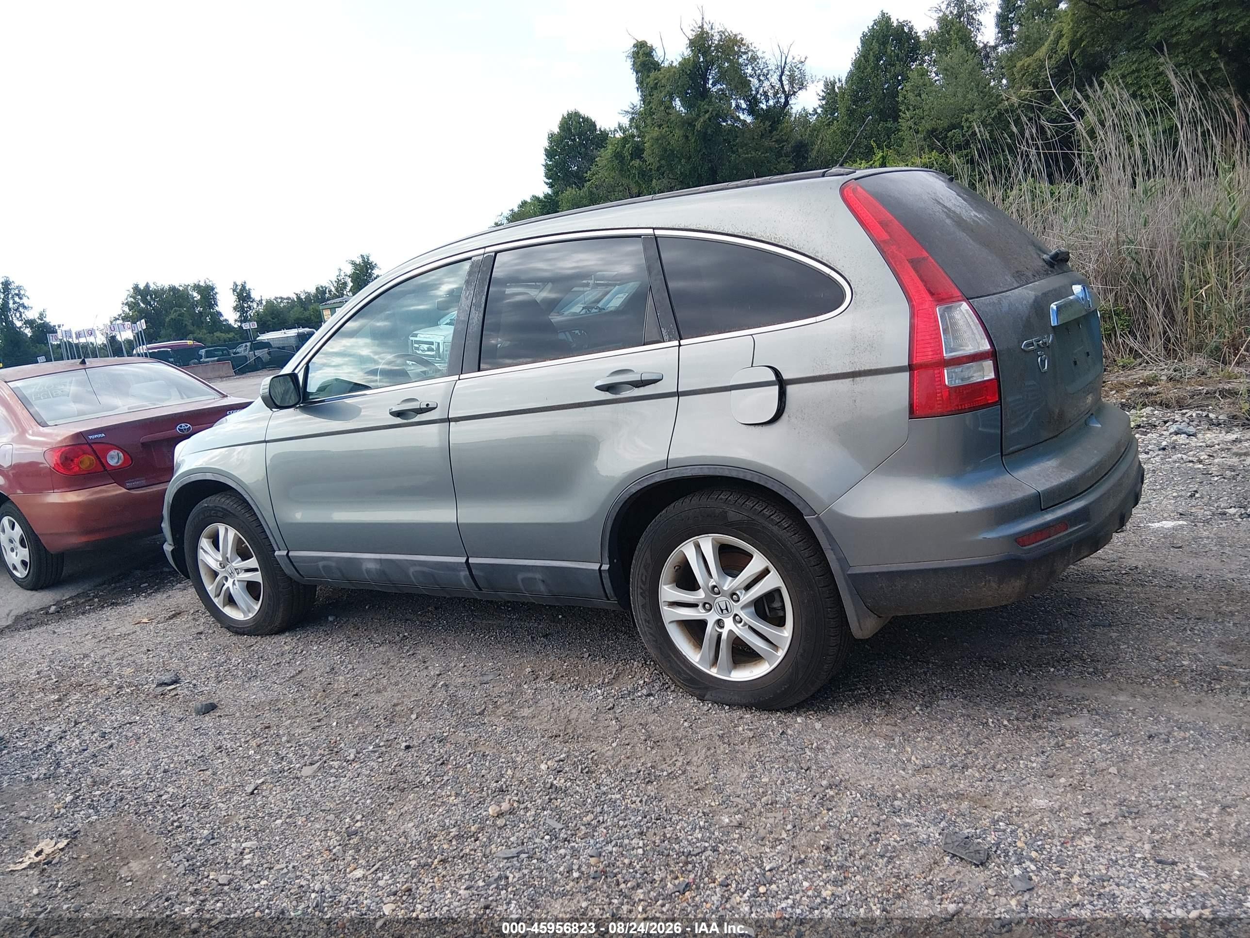 2010 Honda Cr-v Ex-l Blue vin: 5J6RE4H76AL022578