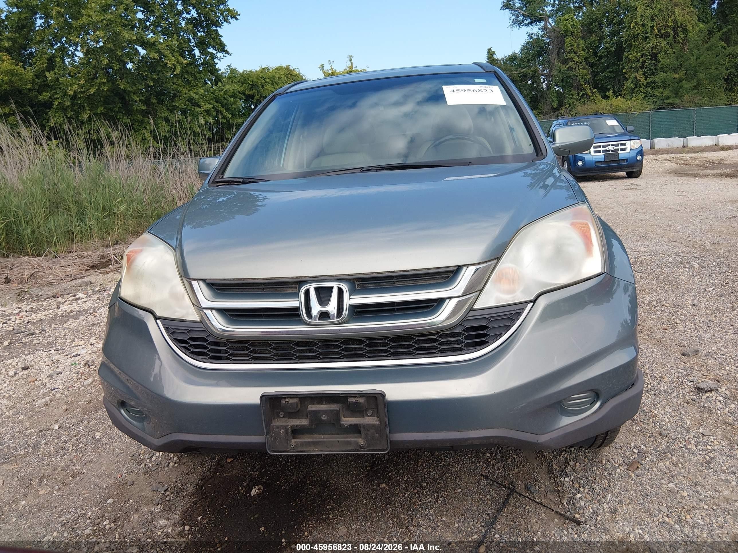 2010 Honda Cr-v Ex-l Blue vin: 5J6RE4H76AL022578