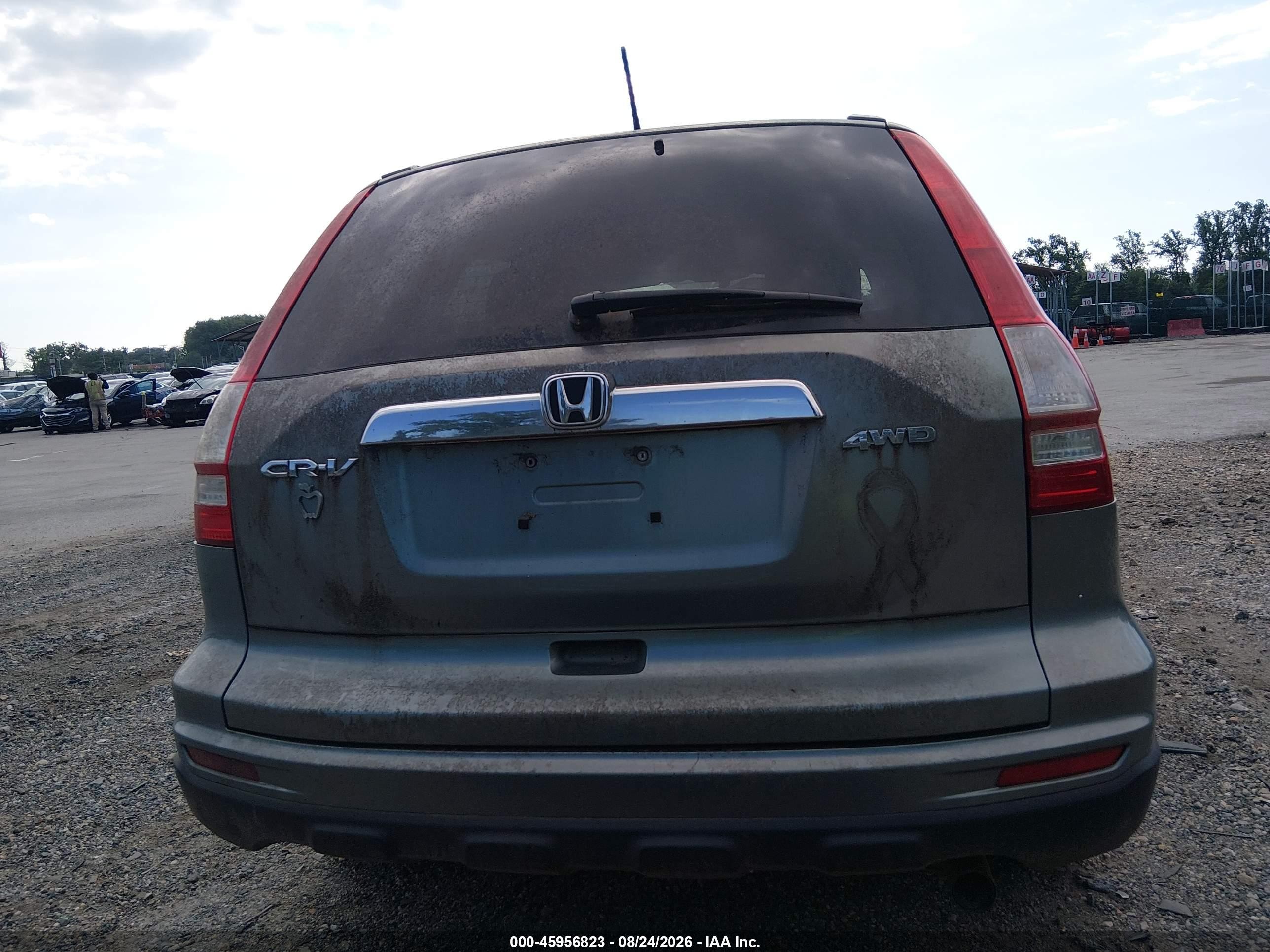 2010 Honda Cr-v Ex-l Blue vin: 5J6RE4H76AL022578