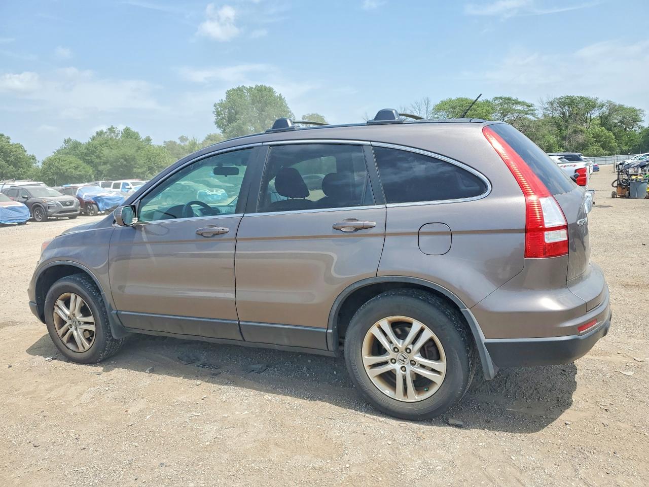 2010 Honda Cr-v Exl Gray vin: 5J6RE4H76AL060649
