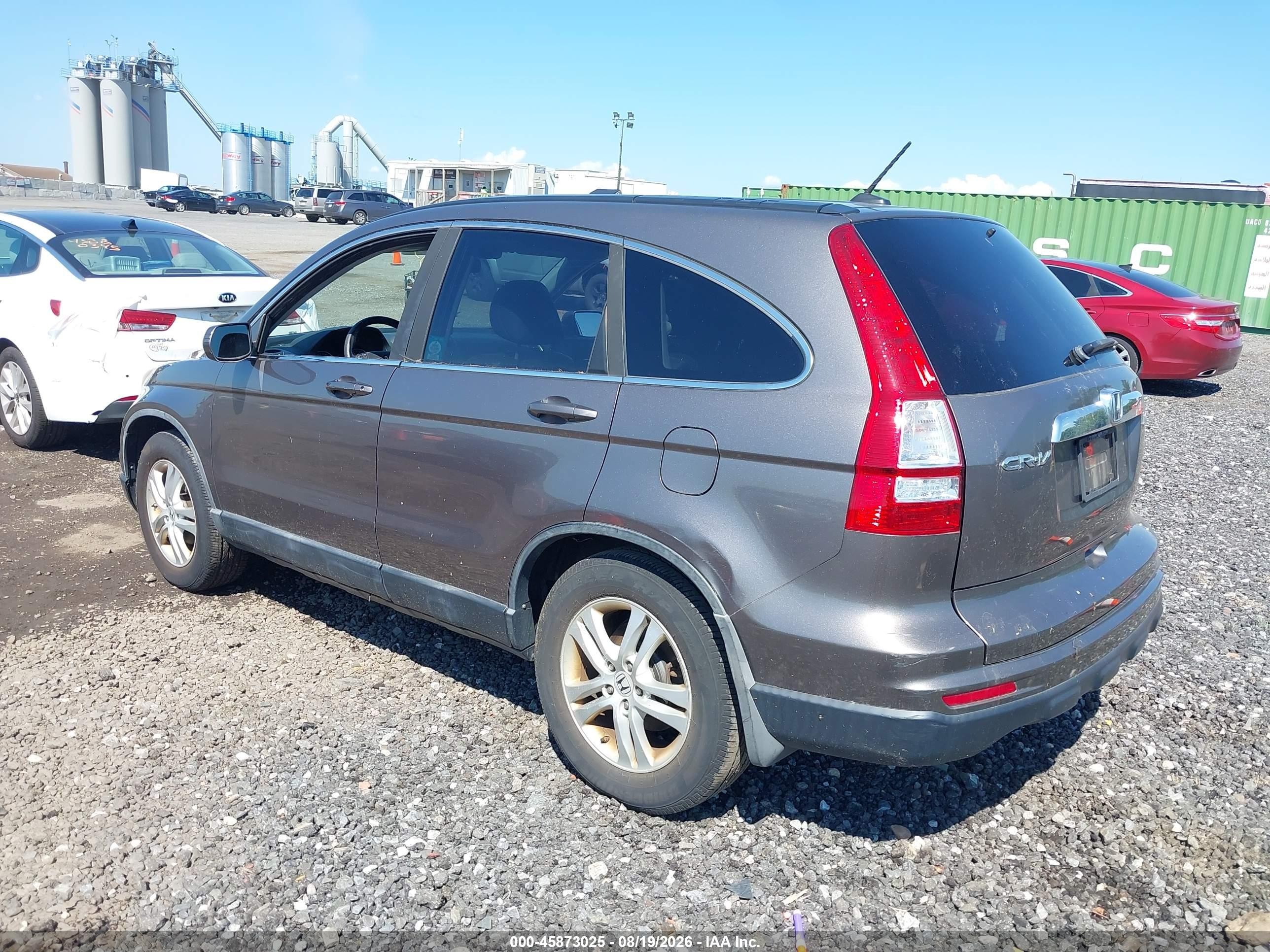2010 Honda Cr-v Ex-l Gray vin: 5J6RE4H76AL068945