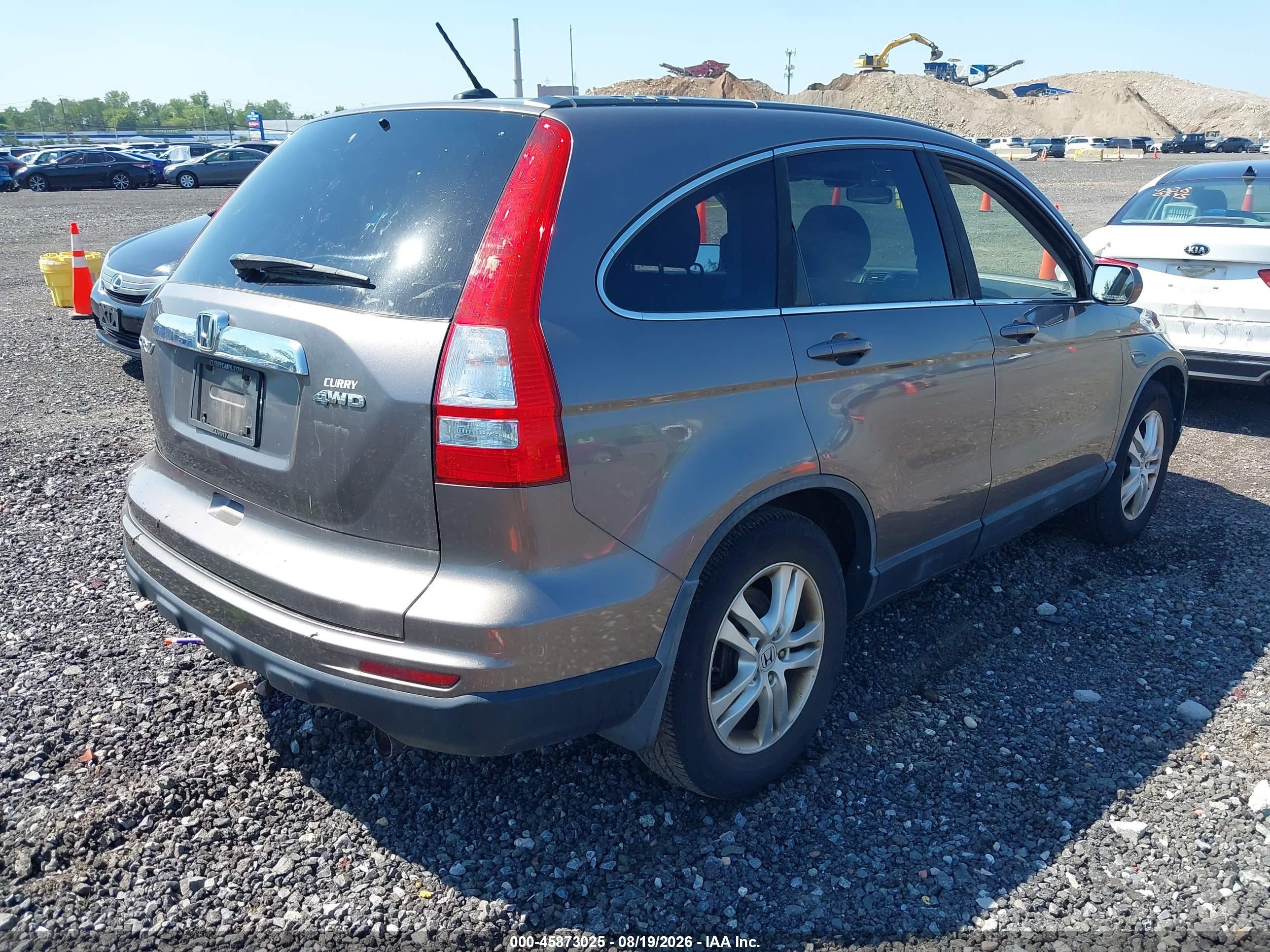 2010 Honda Cr-v Ex-l Gray vin: 5J6RE4H76AL068945