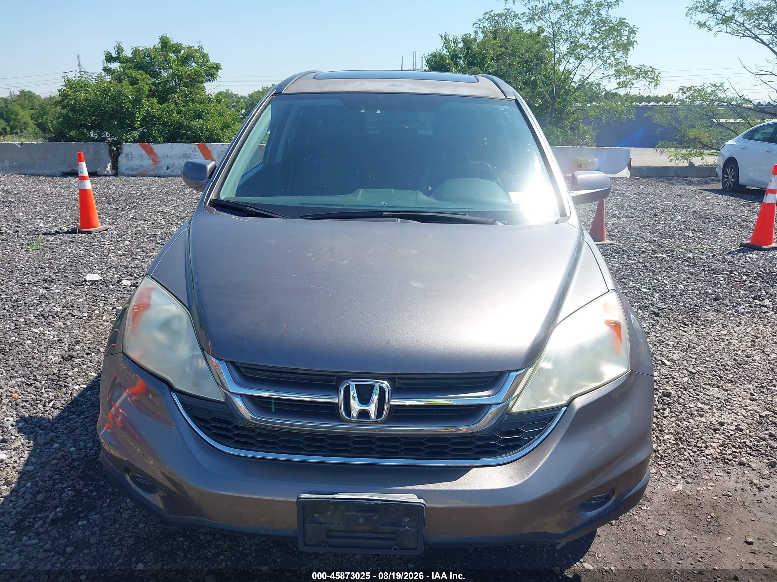 2010 Honda Cr-v Ex-l Gray vin: 5J6RE4H76AL068945
