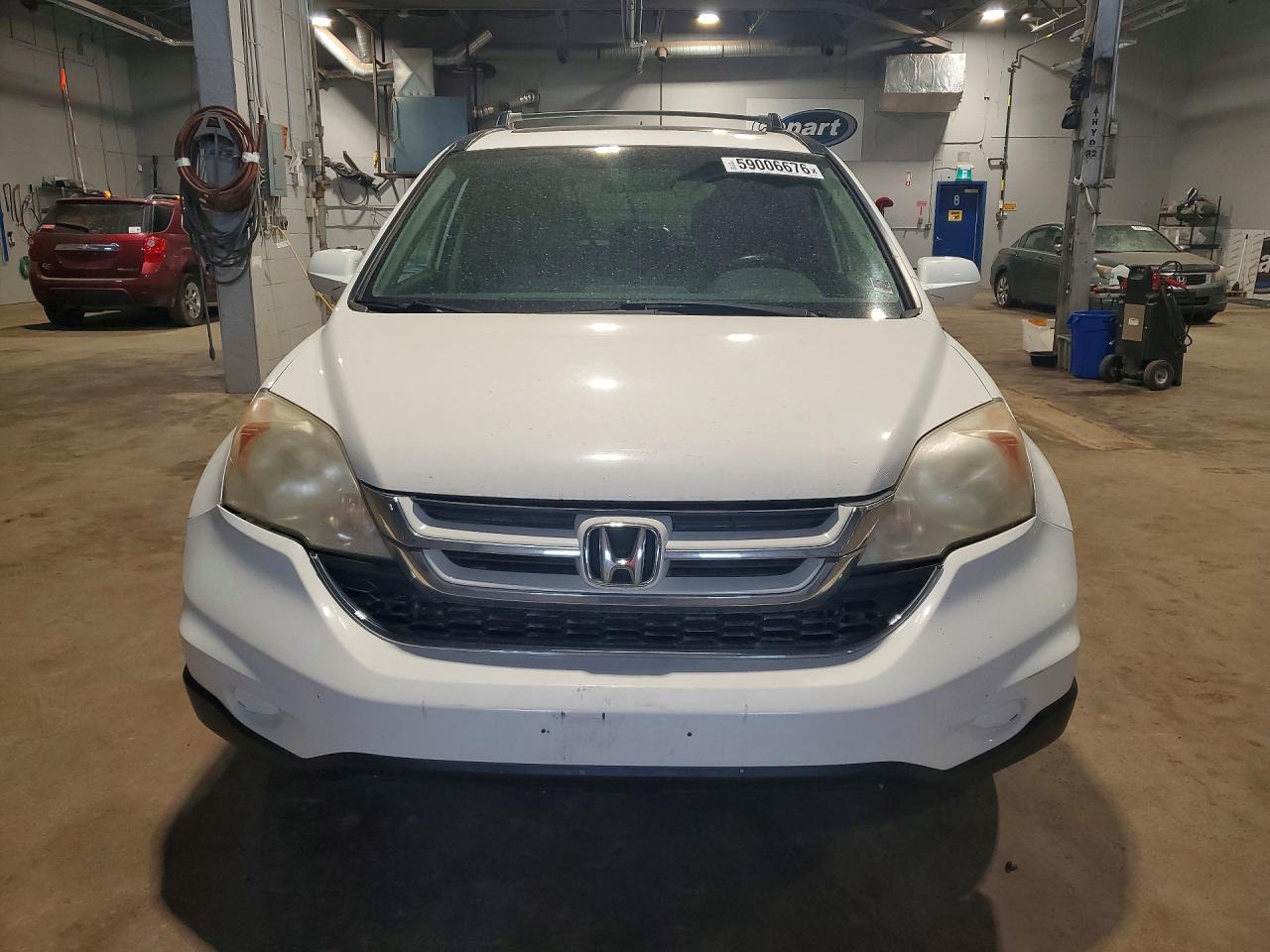 2010 Honda Cr-v Exl White vin: 5J6RE4H76AL819932